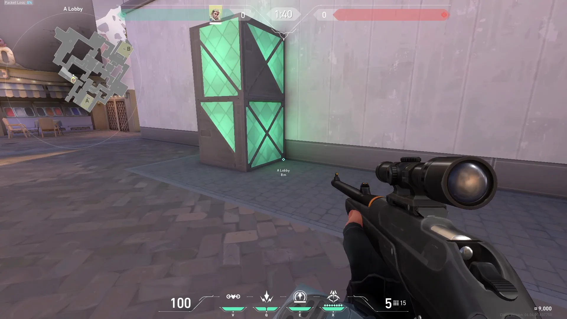 A Site Arrow 1 From A Lobby — Sova lineup on Ascent