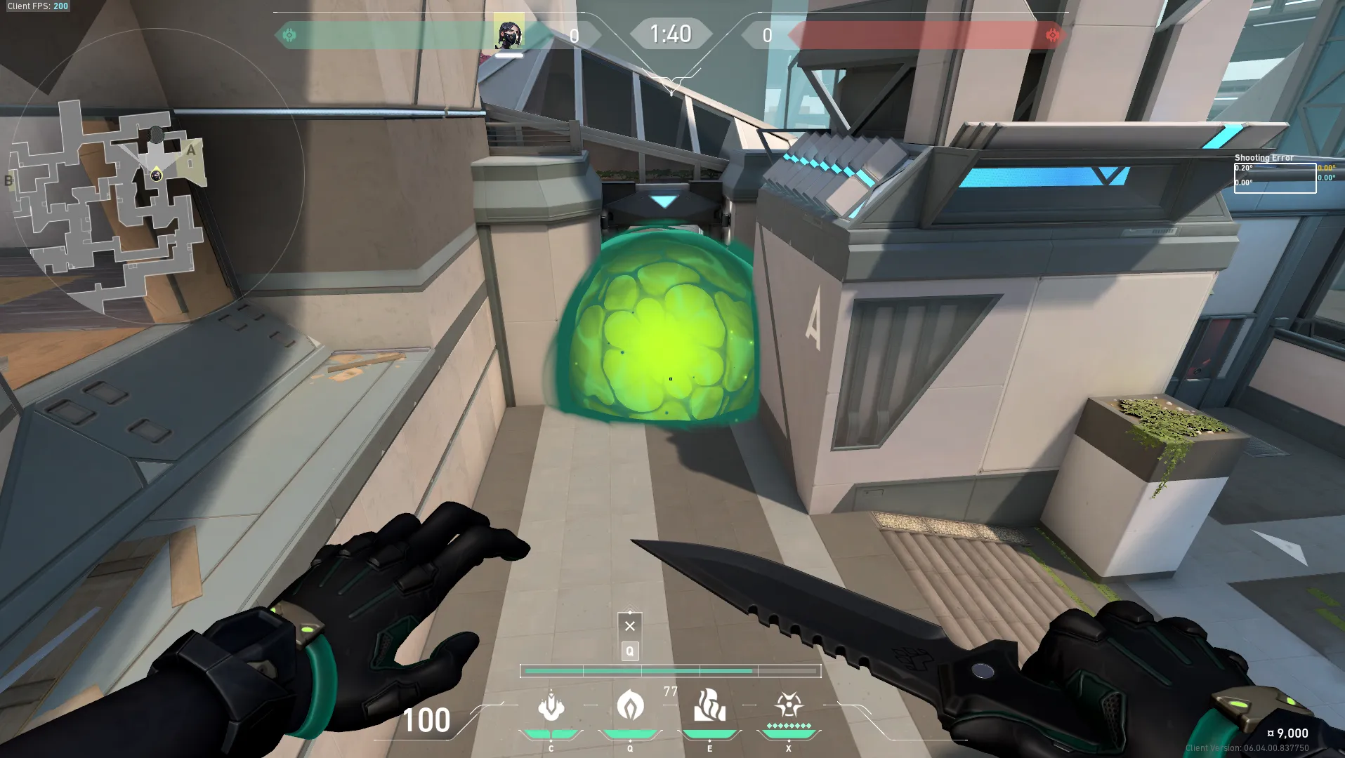 Viper Poison Cloud on Split Attack Site A — step 4 of 4: Result