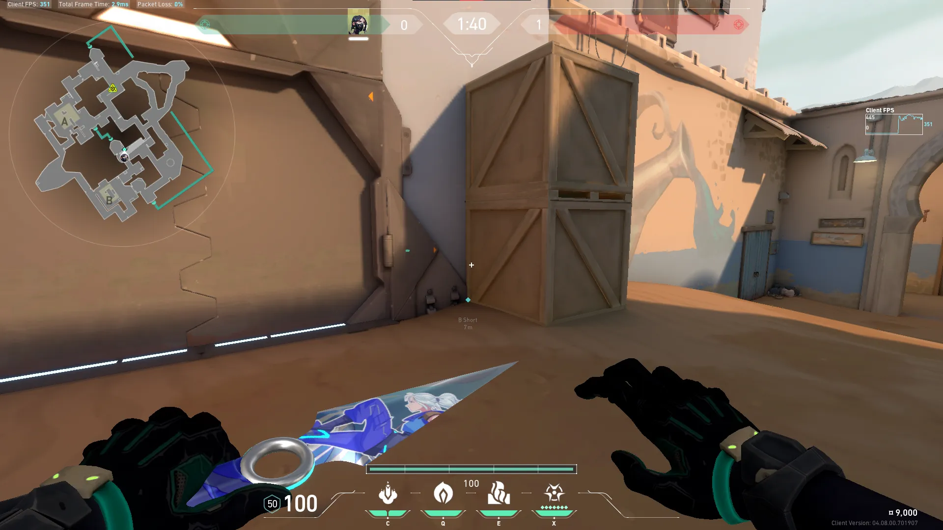 B site smoke one way for CT — Viper lineup on Bind