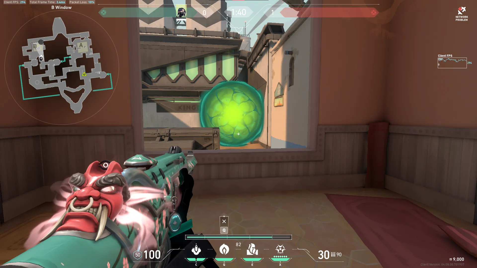 Viper Poison Cloud on Bind Attack Site B — step 3 of 3: Result