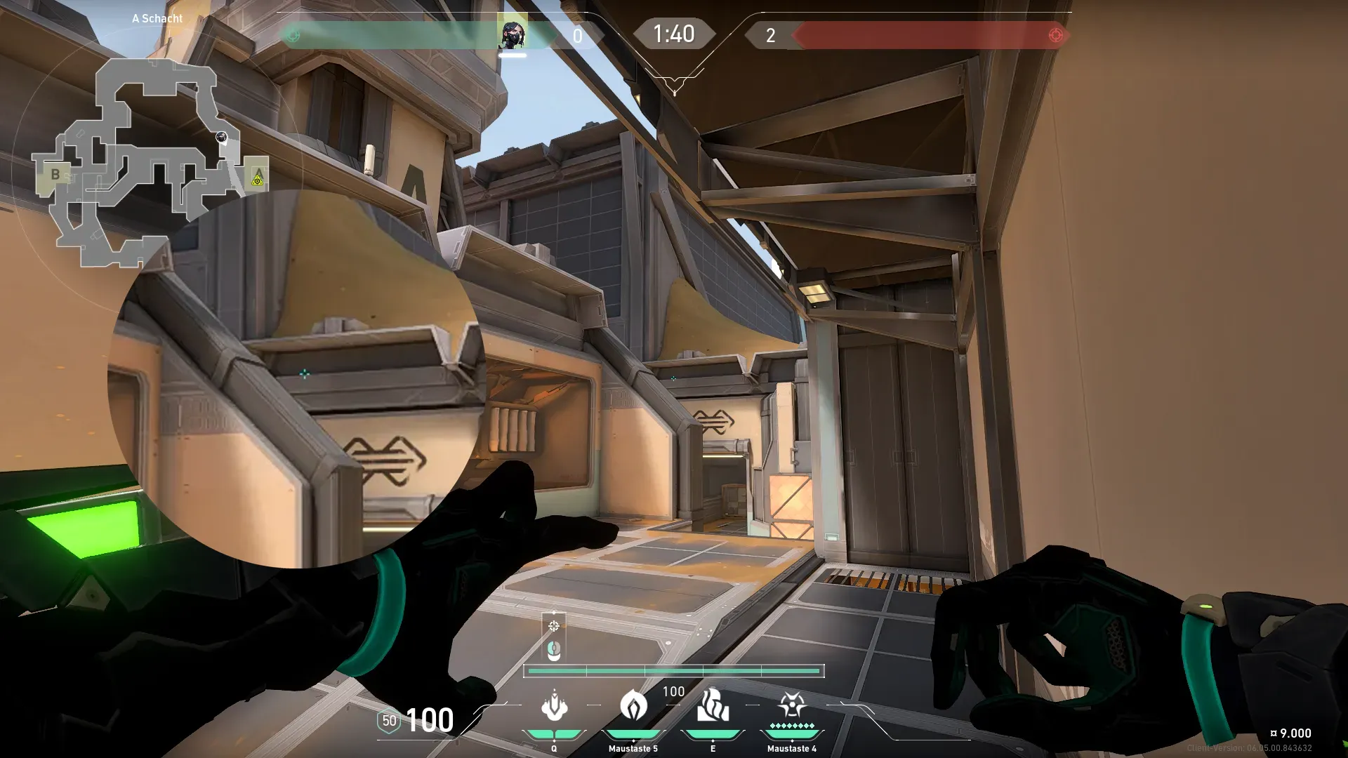 Viper Snake Bite on Fracture Defense Site A — step 2 of 3: Aim — line up the shot