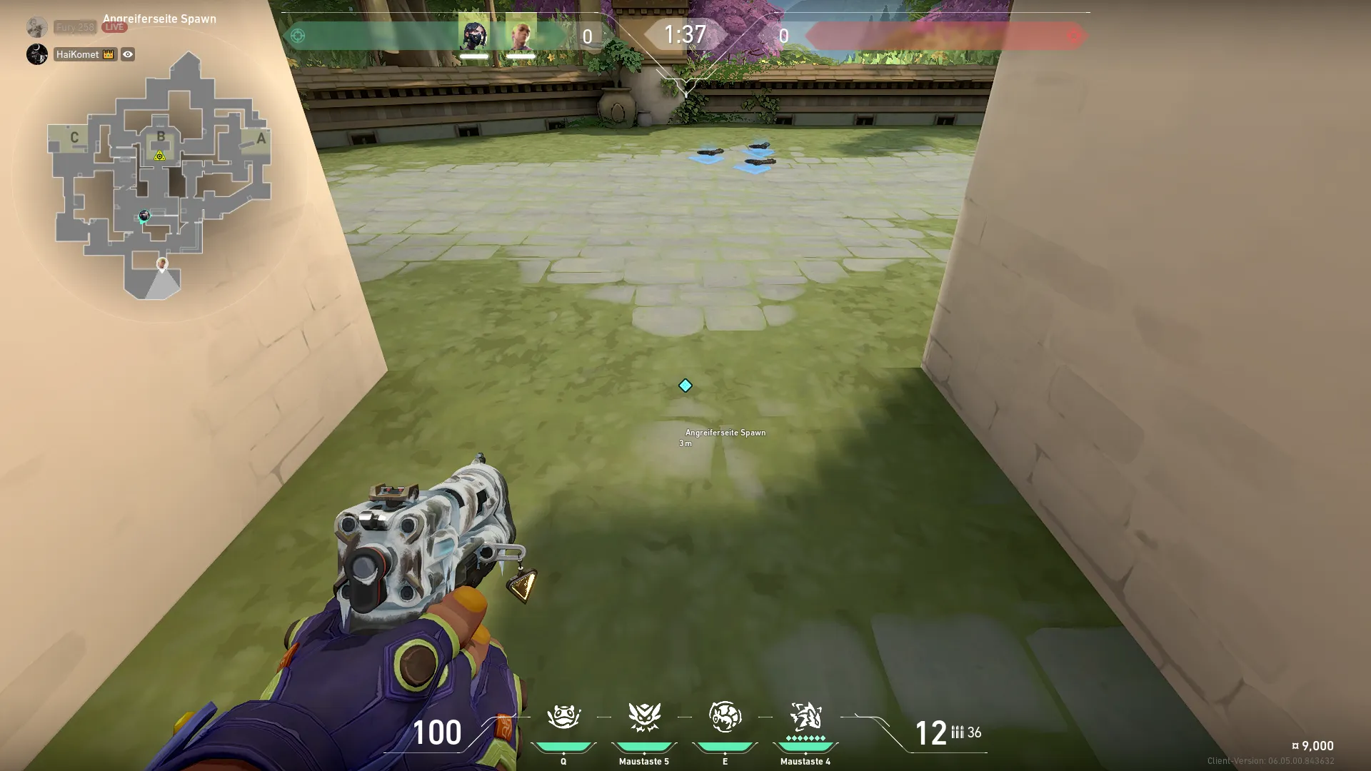 From Attaker Spawn to B Site — Gekko lineup on Haven