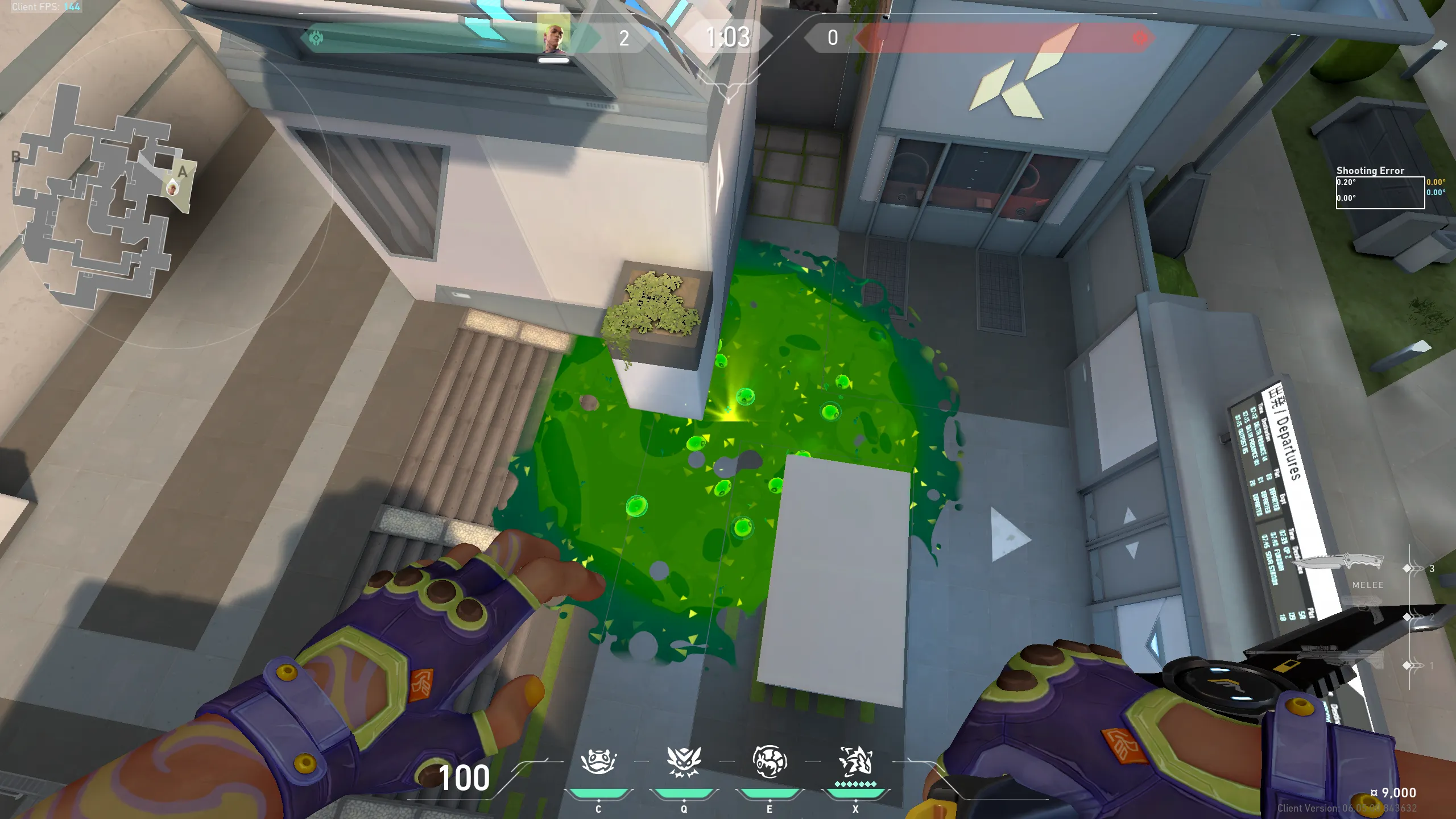 Gekko Mosh Pit on Split Attack Site A — step 3 of 3: Result