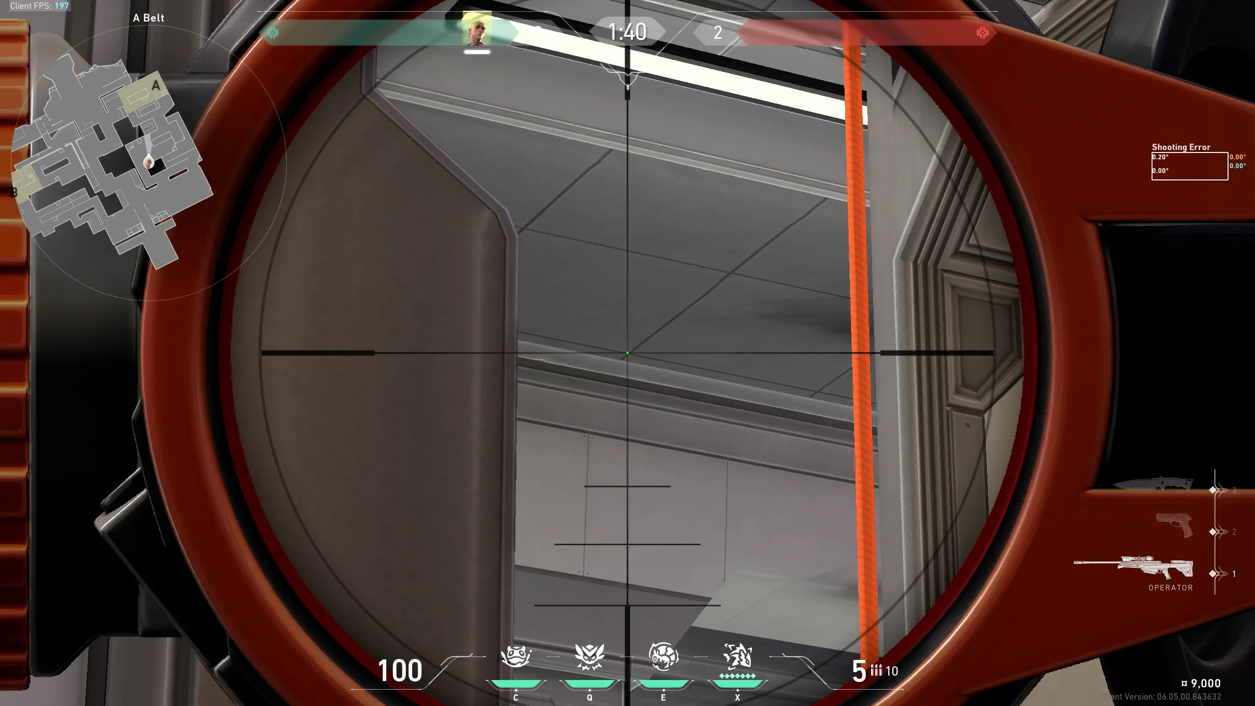 Gekko Mosh Pit on Icebox Attack Site A — step 3 of 4: Aim — line up the shot