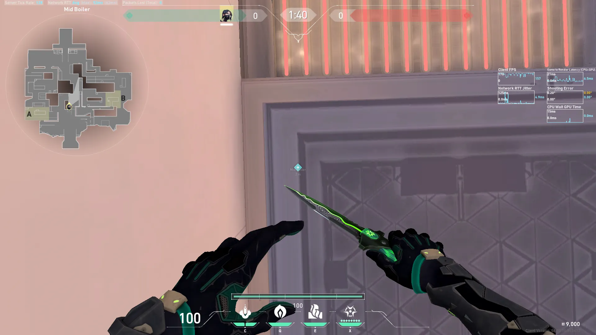 Viper Poison Cloud on Icebox Defense Site B — step 2 of 5: Aim — line up the shot
