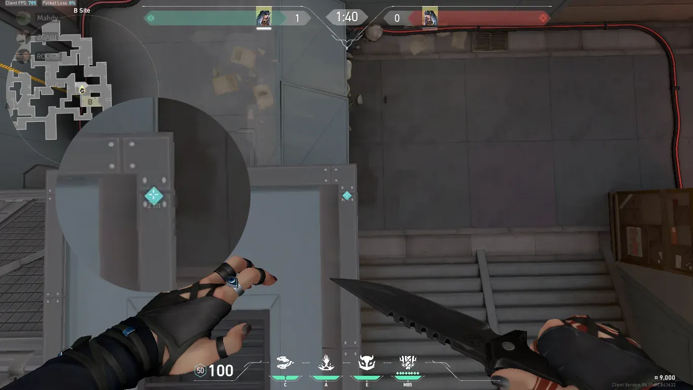 b Site to b Lobby — Fade lineup on Split