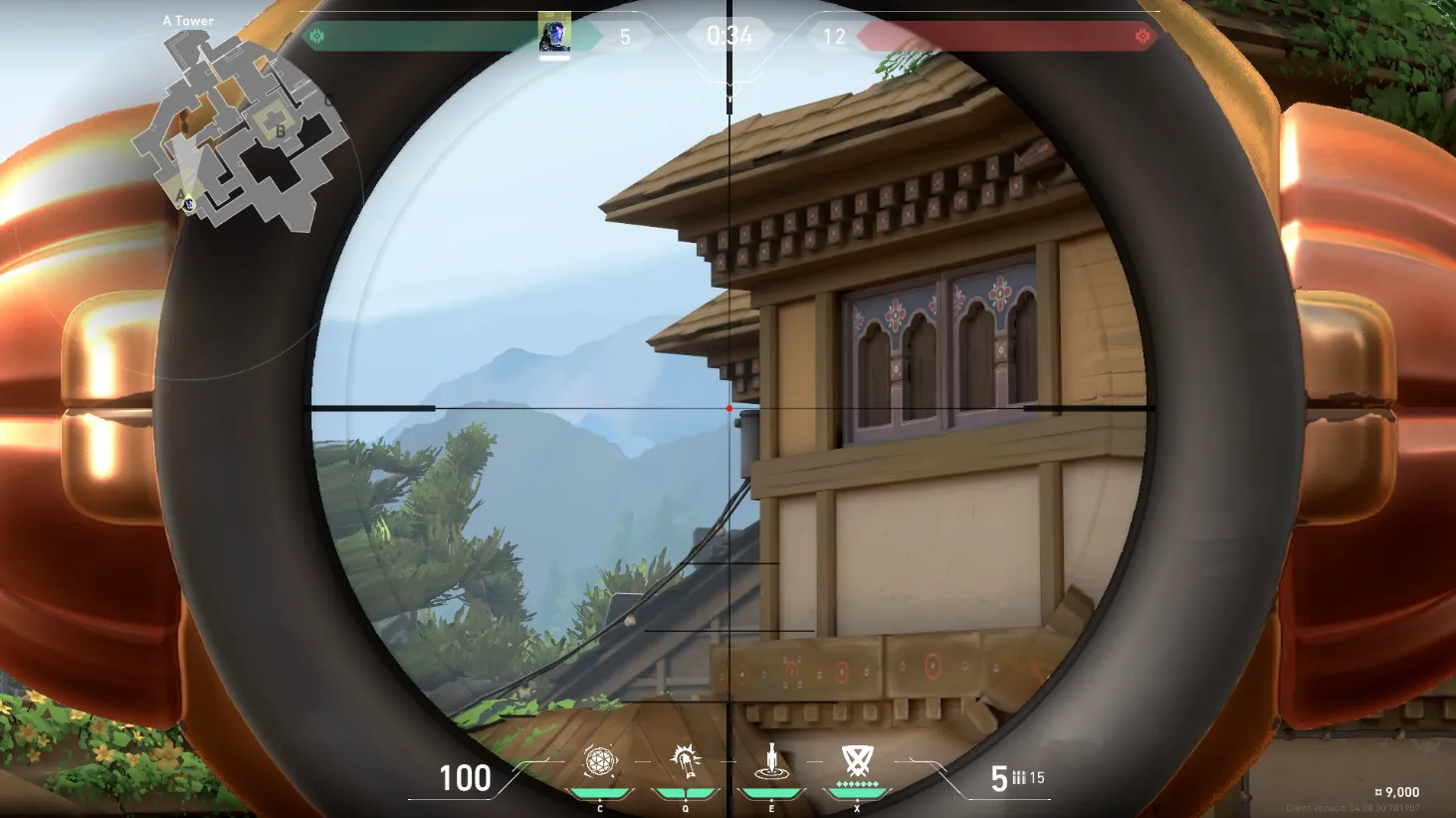 KAY/O Zero_Point on Haven Defense Site A — step 2 of 3: Aim — line up the shot