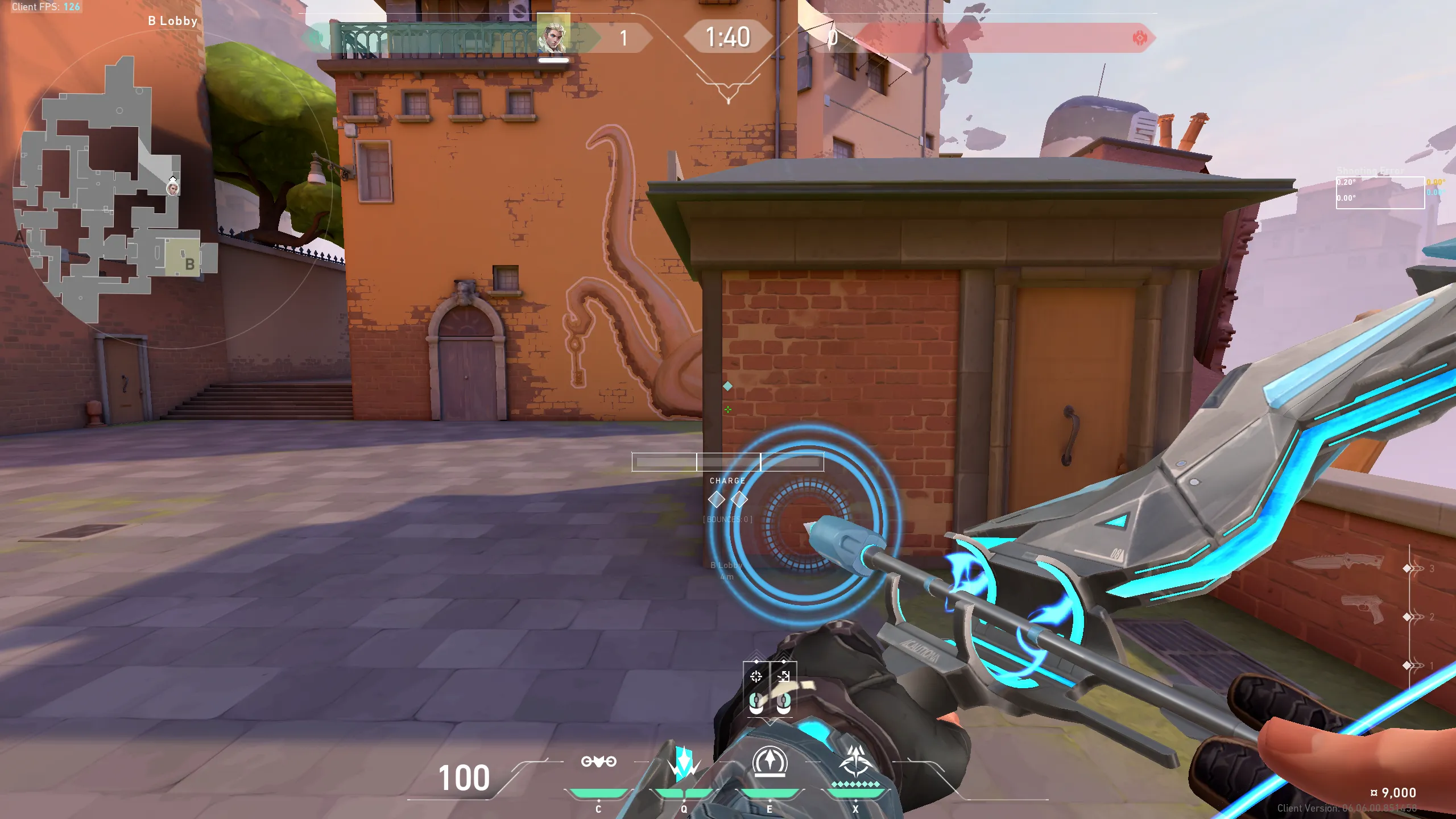 Easy Early Round Anti-wallbang (alternative) — Sova lineup on Ascent