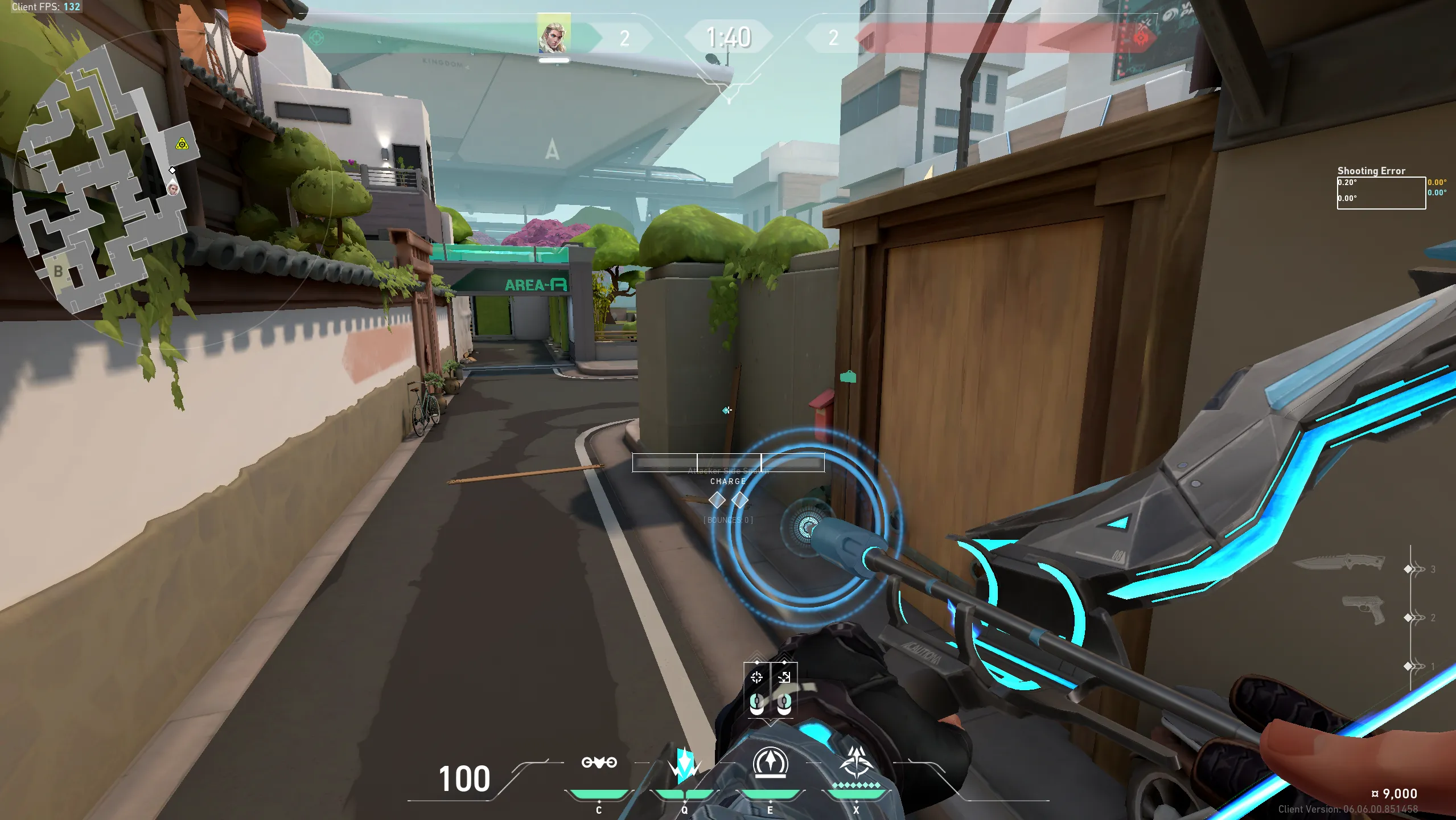 Attacking Spawn to B Site Troll Arrow — Sova lineup on Split