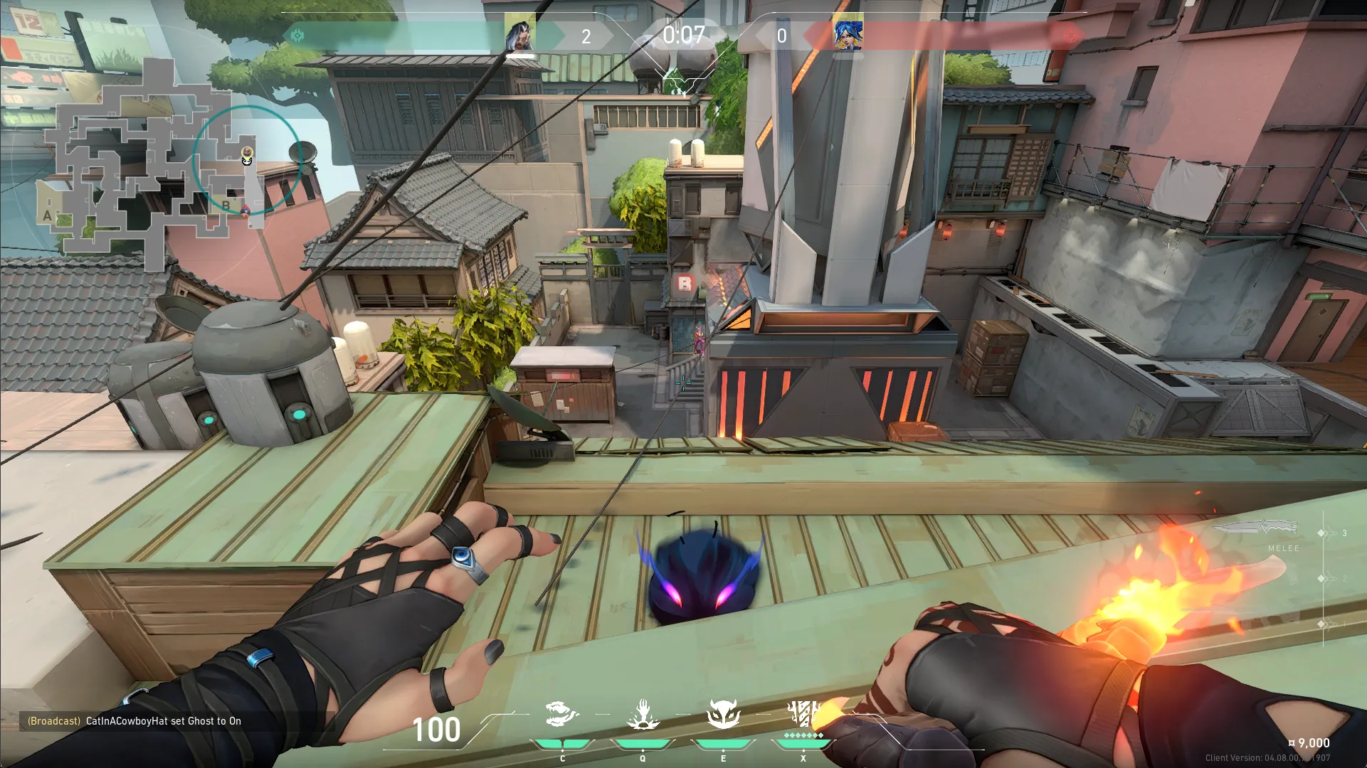 Fade Haunt on Split Attack Site B — step 3 of 3: Result