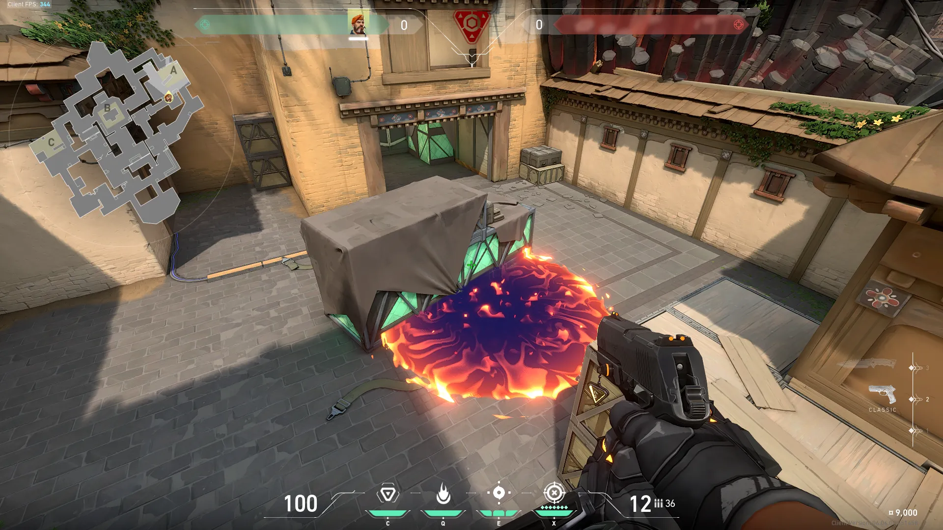 Brimstone Incendiary on Haven Attack Site A — step 3 of 3: Result