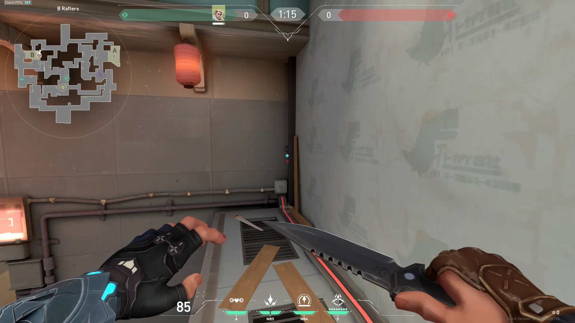 Reveal B Lobby — Sova lineup on Split