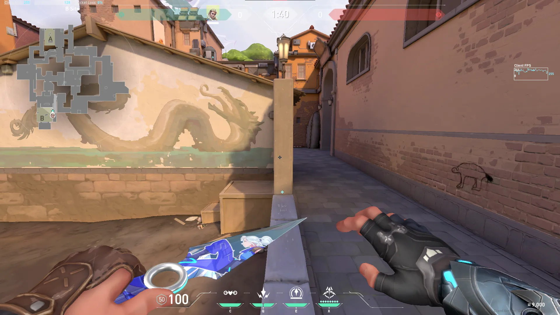 B Lane to Tiles Recon | Ascent — Sova lineup on Ascent