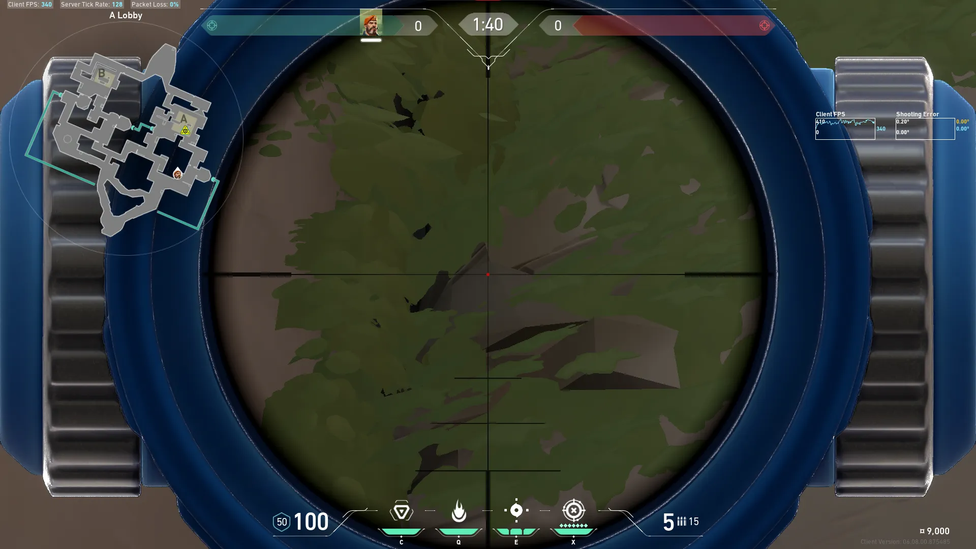 Brimstone Incendiary on Bind Attack Site A — step 2 of 4: Aim — line up the shot