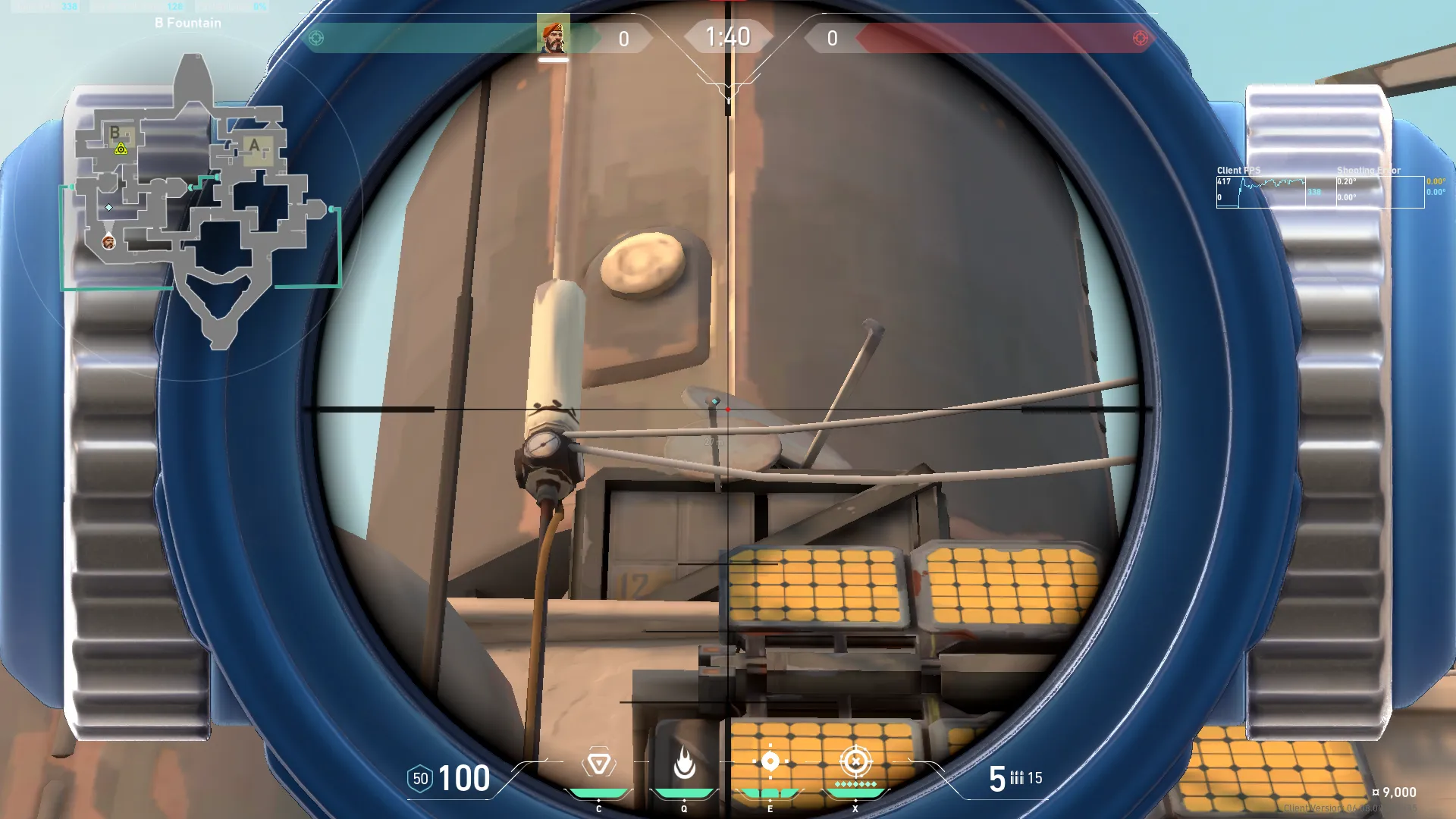 Brimstone Incendiary on Bind Attack Site B — step 3 of 5: Aim — line up the shot