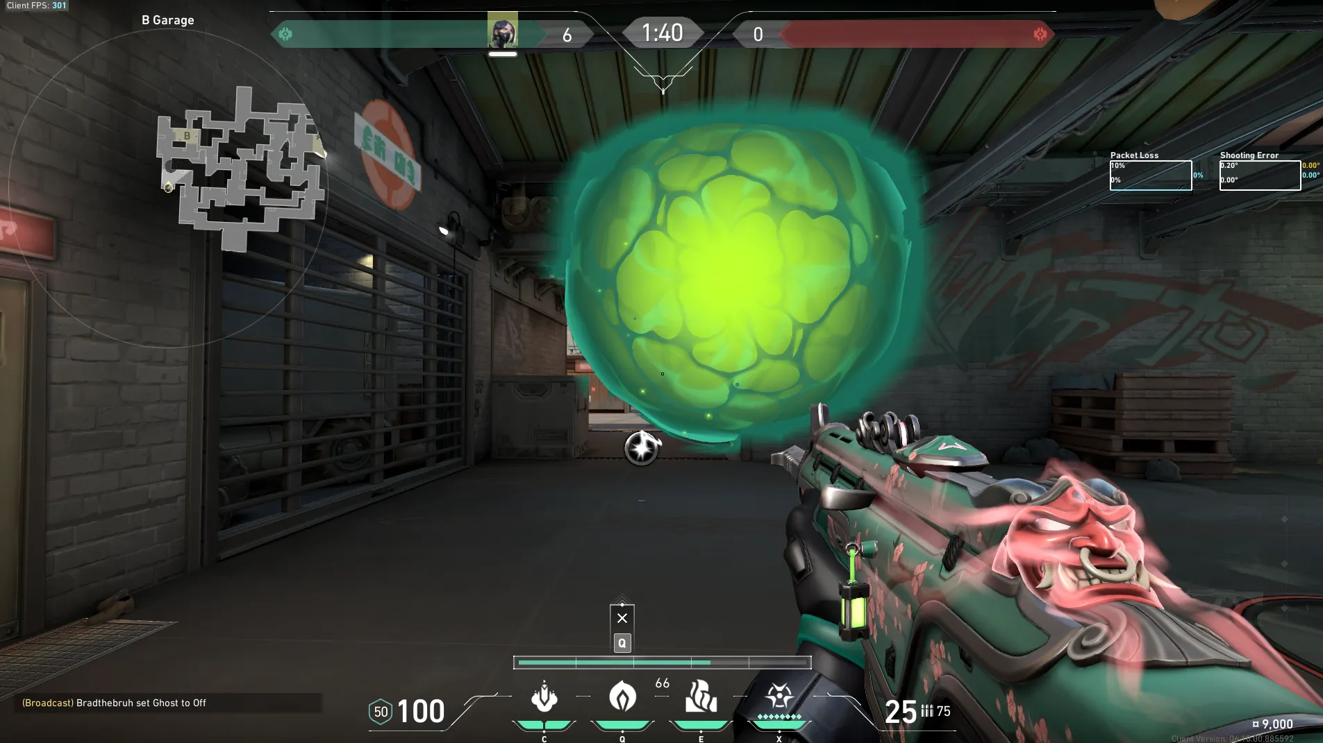 Viper Poison Cloud on Split Attack Site B — step 4 of 5: Aim — line up the shot