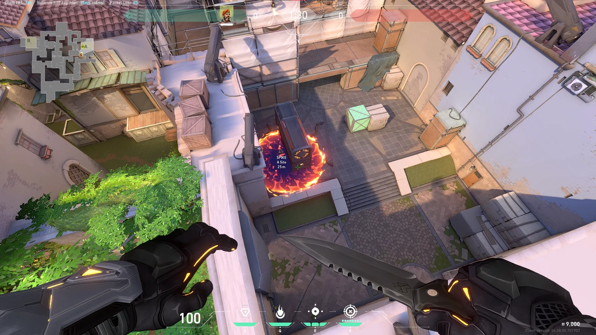 Brimstone Incendiary on Ascent Attack Site A — step 6 of 6: Result