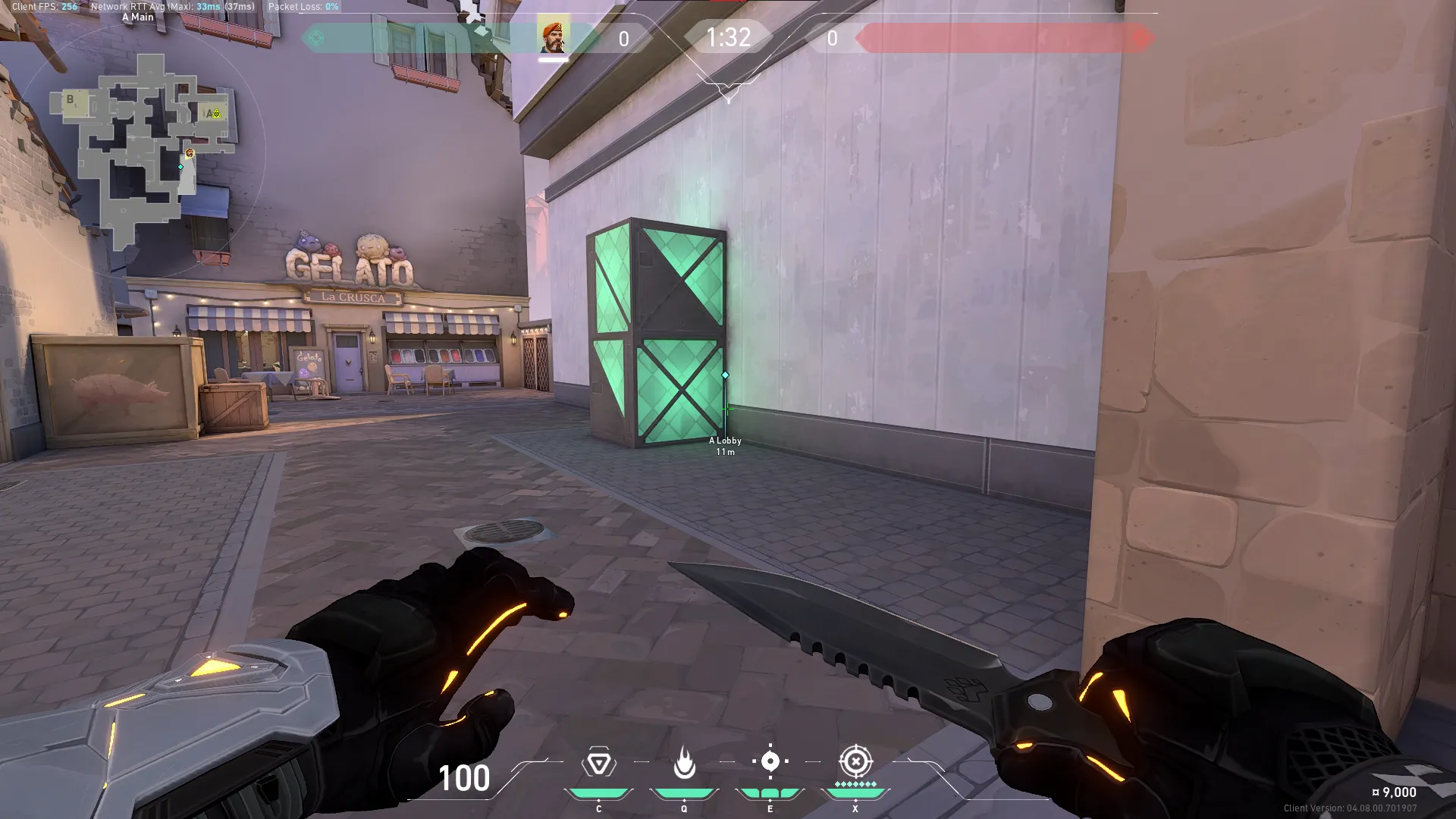 A Mid Boxes from Lobby 2 Mollies — Brimstone lineup on Ascent