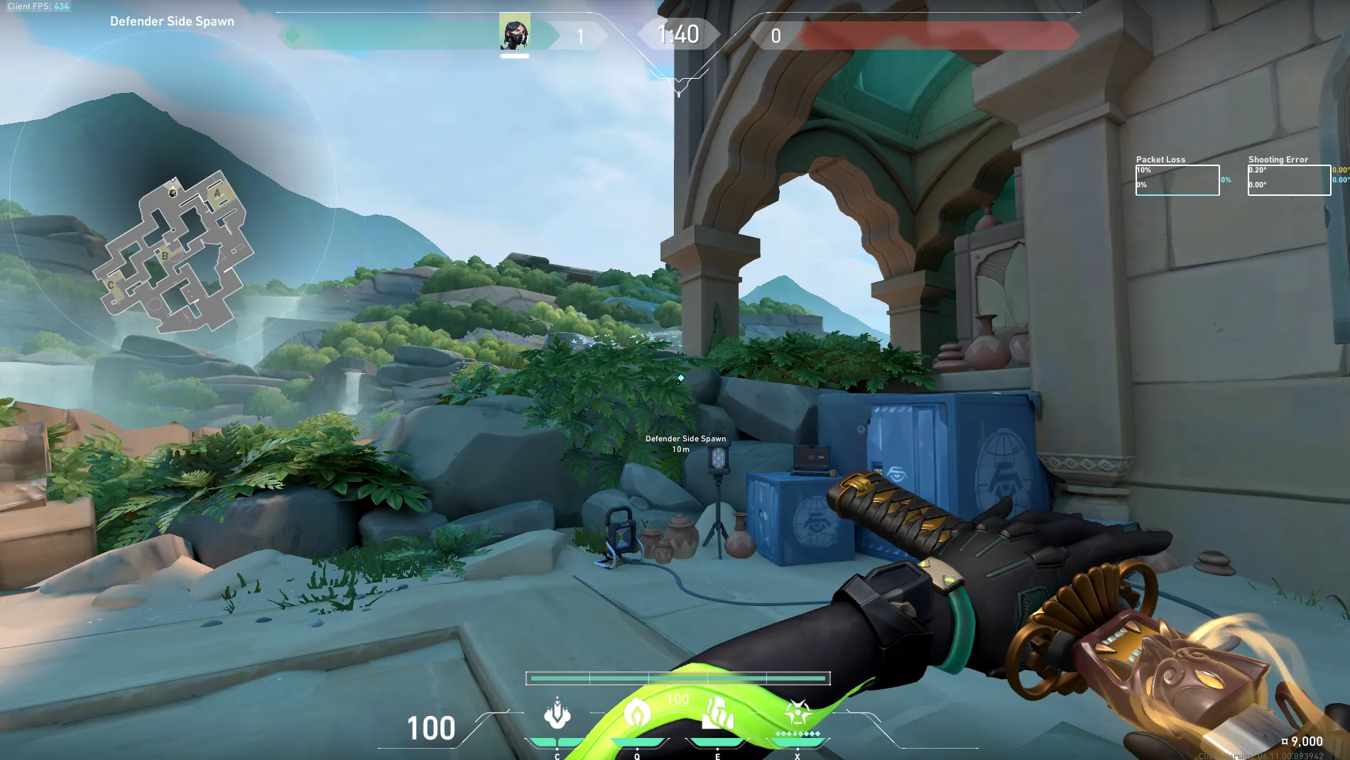 Defender Spawn to C Defaults Anti-plant — Viper lineup on Lotus
