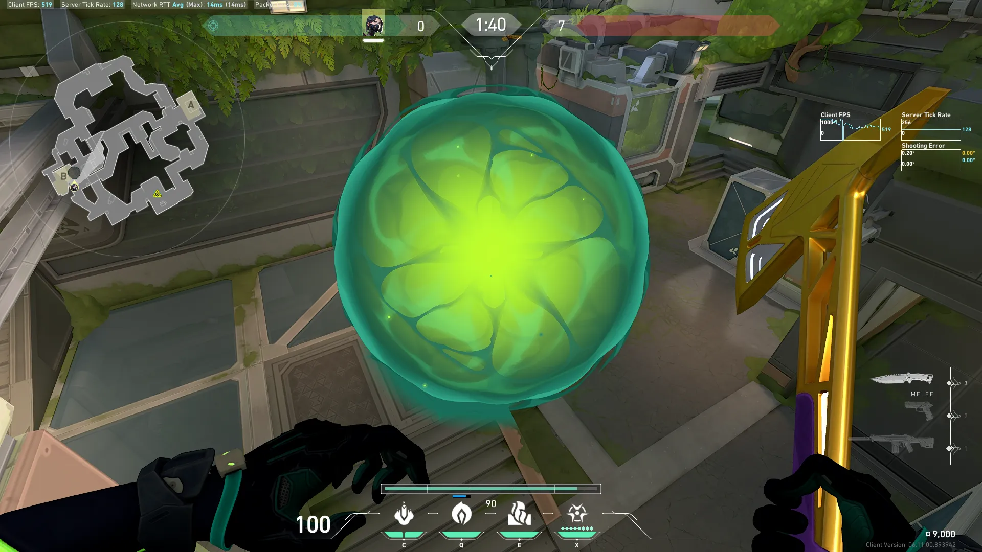 Viper Poison Cloud on Fracture Attack Site B — step 3 of 3: Result