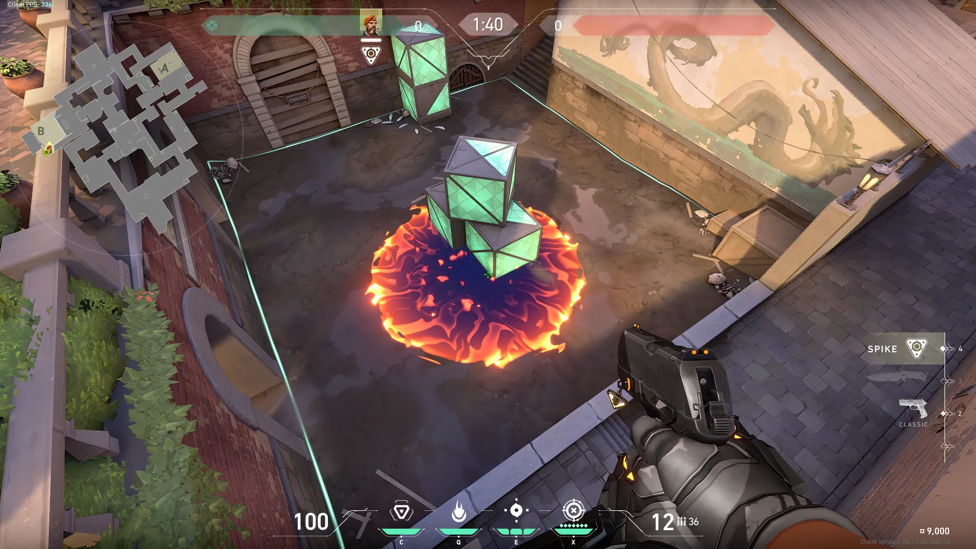 Brimstone Incendiary on Ascent Attack Site B — step 3 of 3: Result