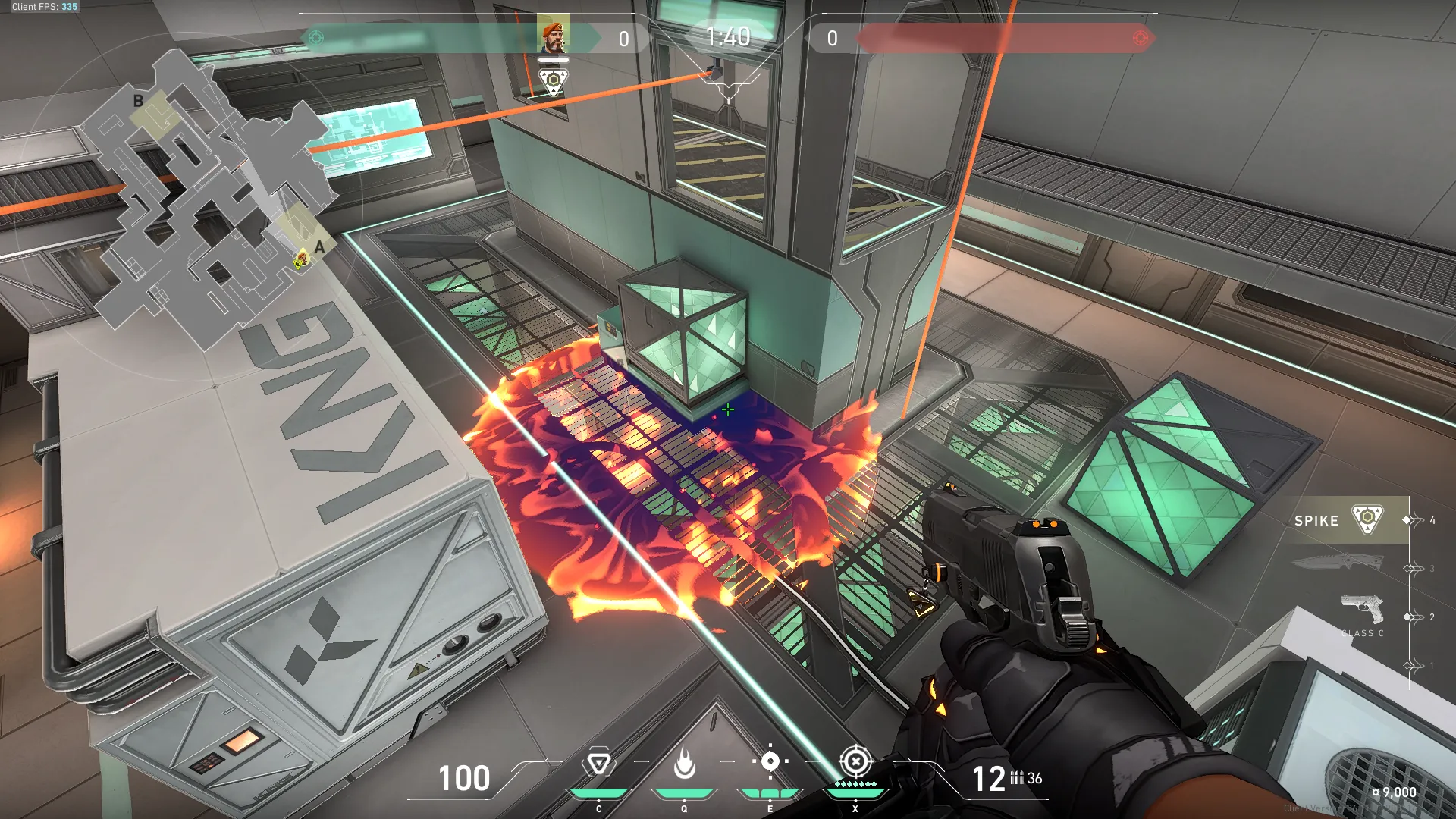 Brimstone Incendiary on Icebox Attack Site A — step 3 of 3: Result