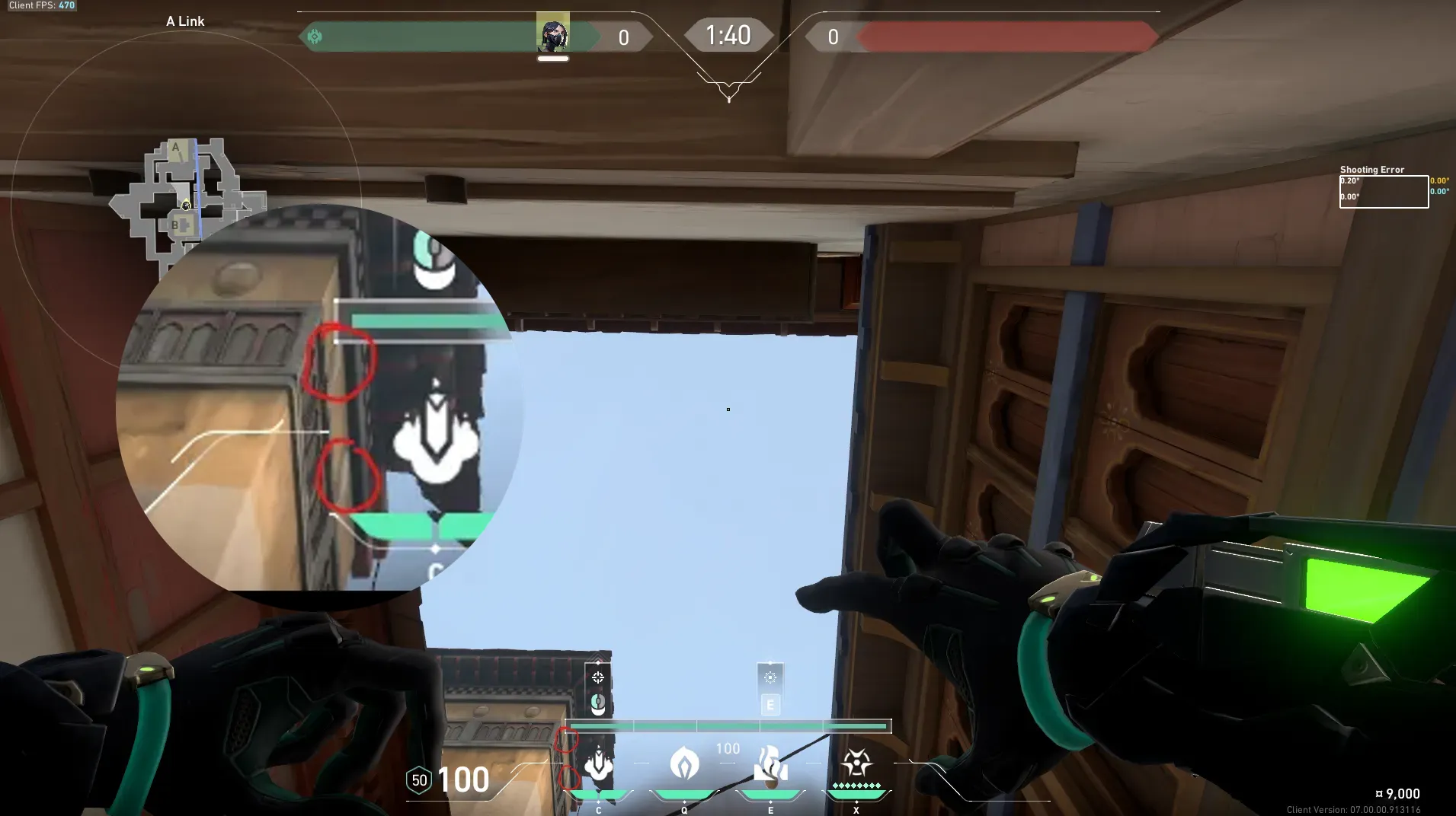 Viper Snake Bite on Haven Defense Site A — step 2 of 3: Aim — line up the shot