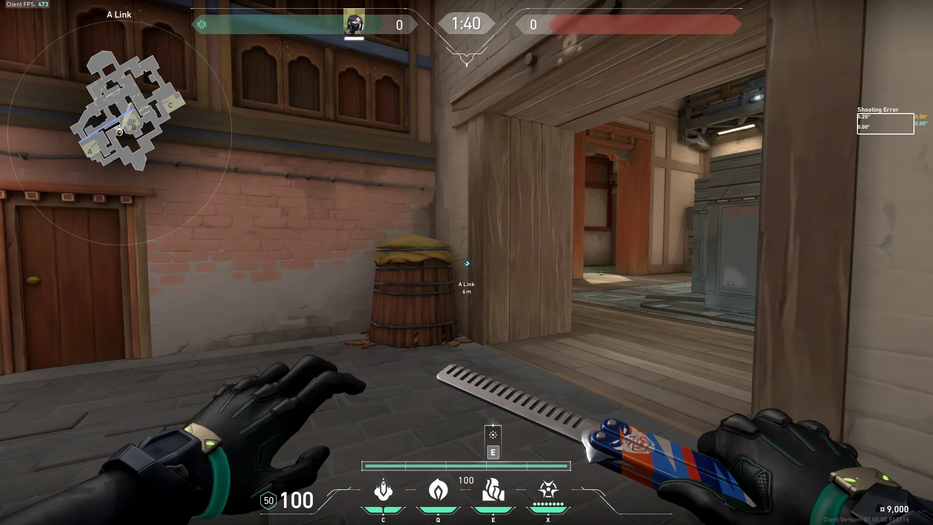 A Link (close B) A Retake Molly #2 — Viper lineup on Haven