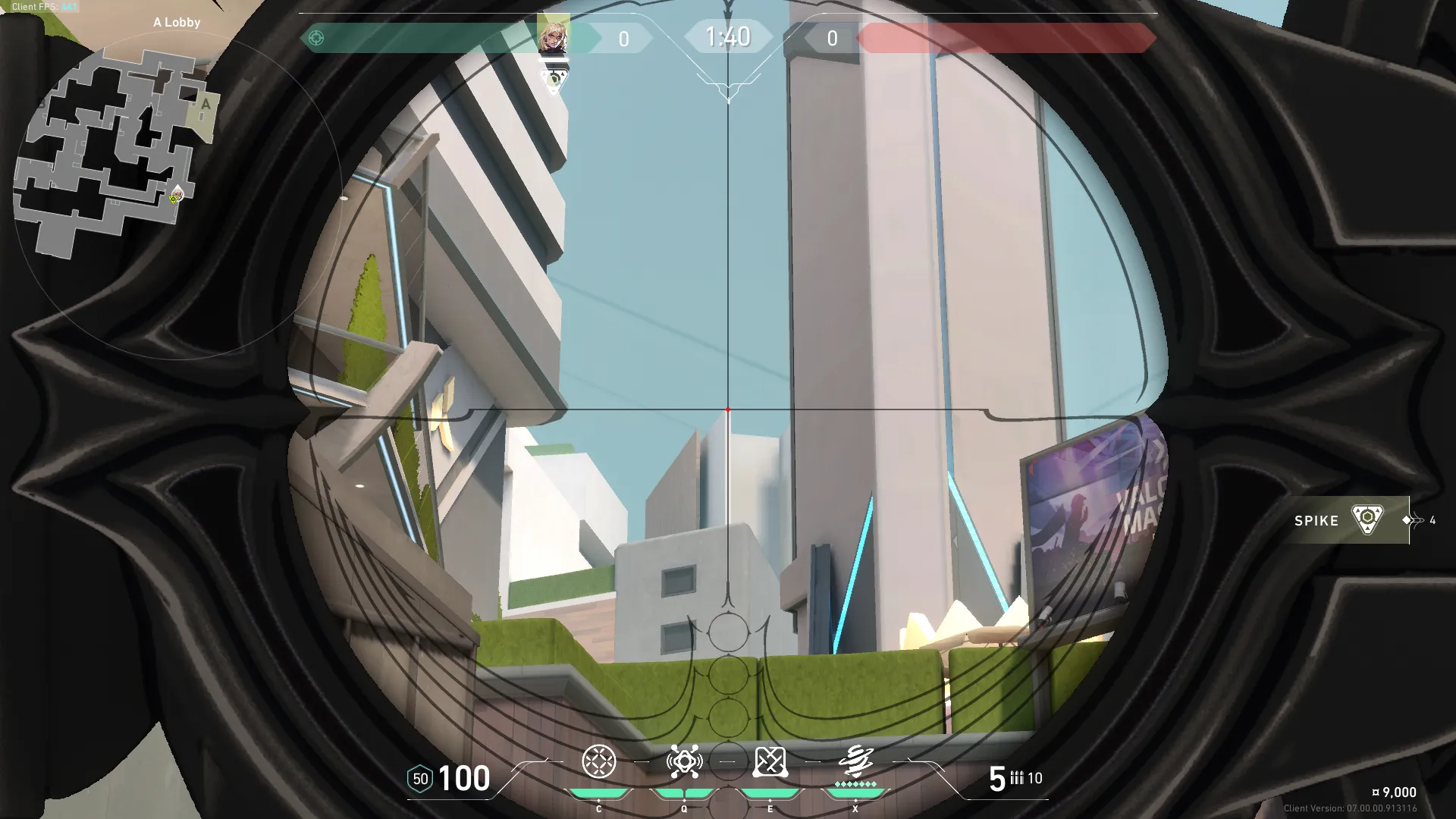 Deadlock GravNet on Split Attack Site A — step 2 of 3: Aim — line up the shot