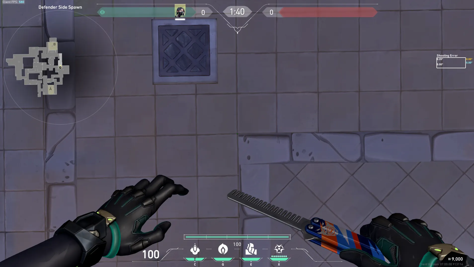 Viper Poison Cloud on Ascent Defense Site B — step 2 of 5: Aim — line up the shot