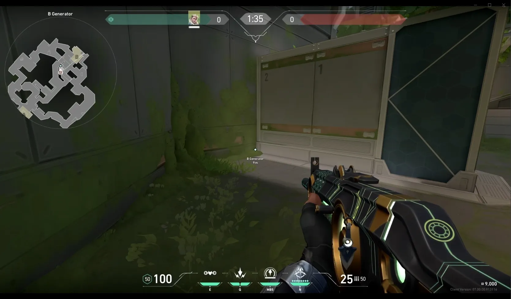 Sova Recon Bolt From B Generator to B Arcade — Sova lineup on Fracture