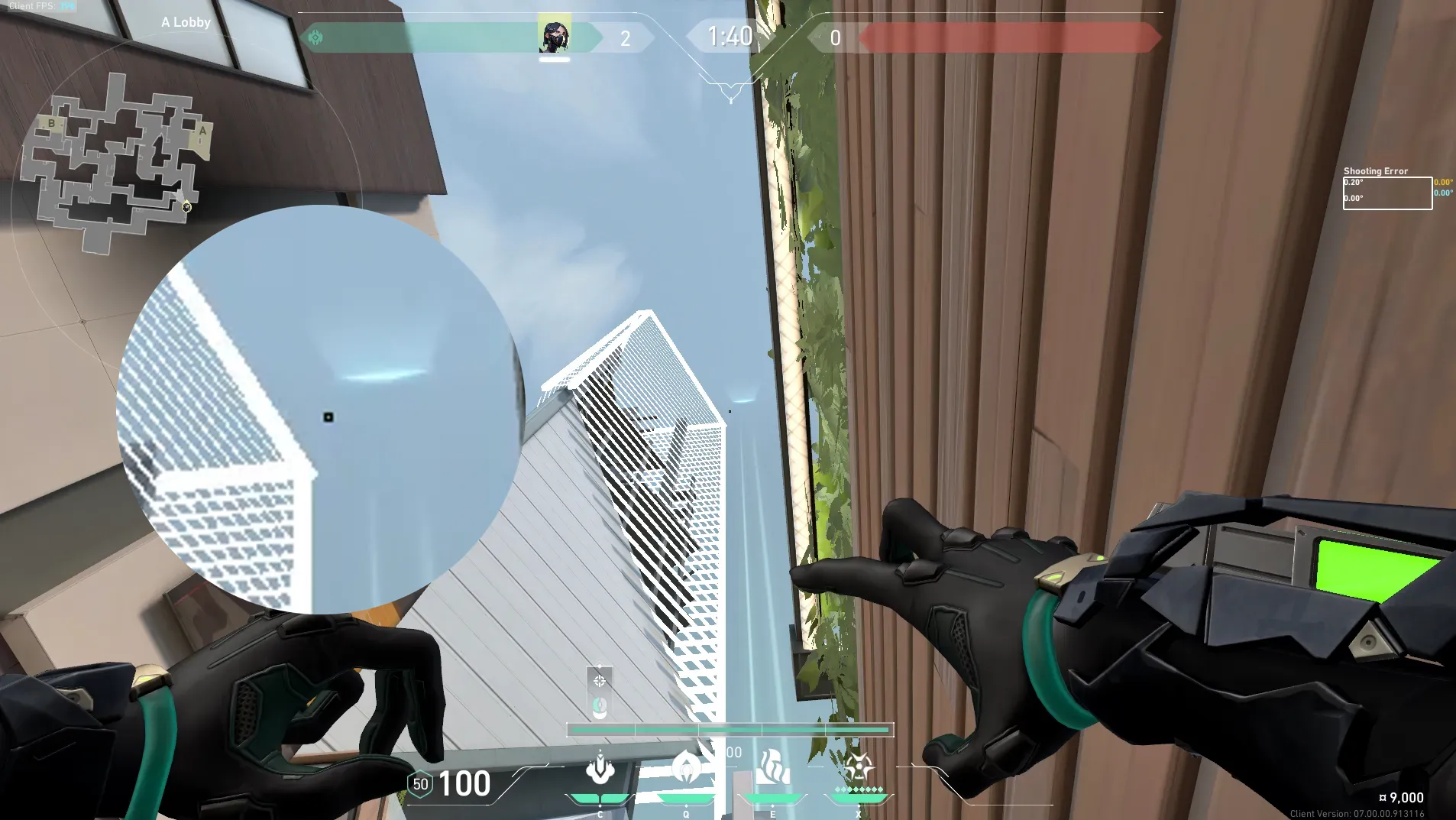 Viper Snake Bite on Split Attack Site A — step 2 of 4: Aim — line up the shot