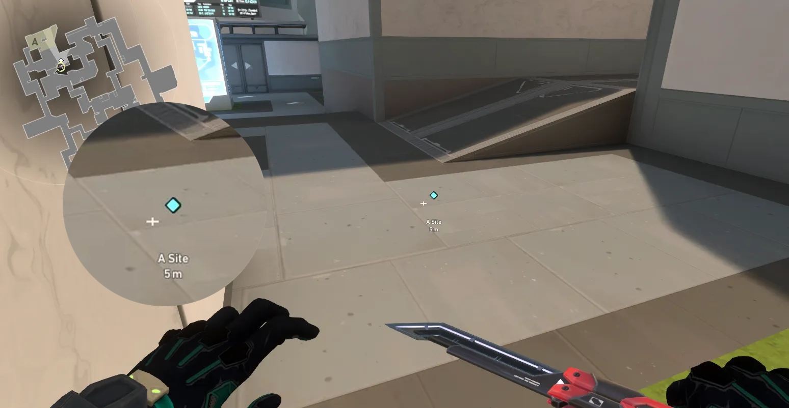 Viper Poison Cloud on Split Defense Site A — step 2 of 3: Aim — line up the shot