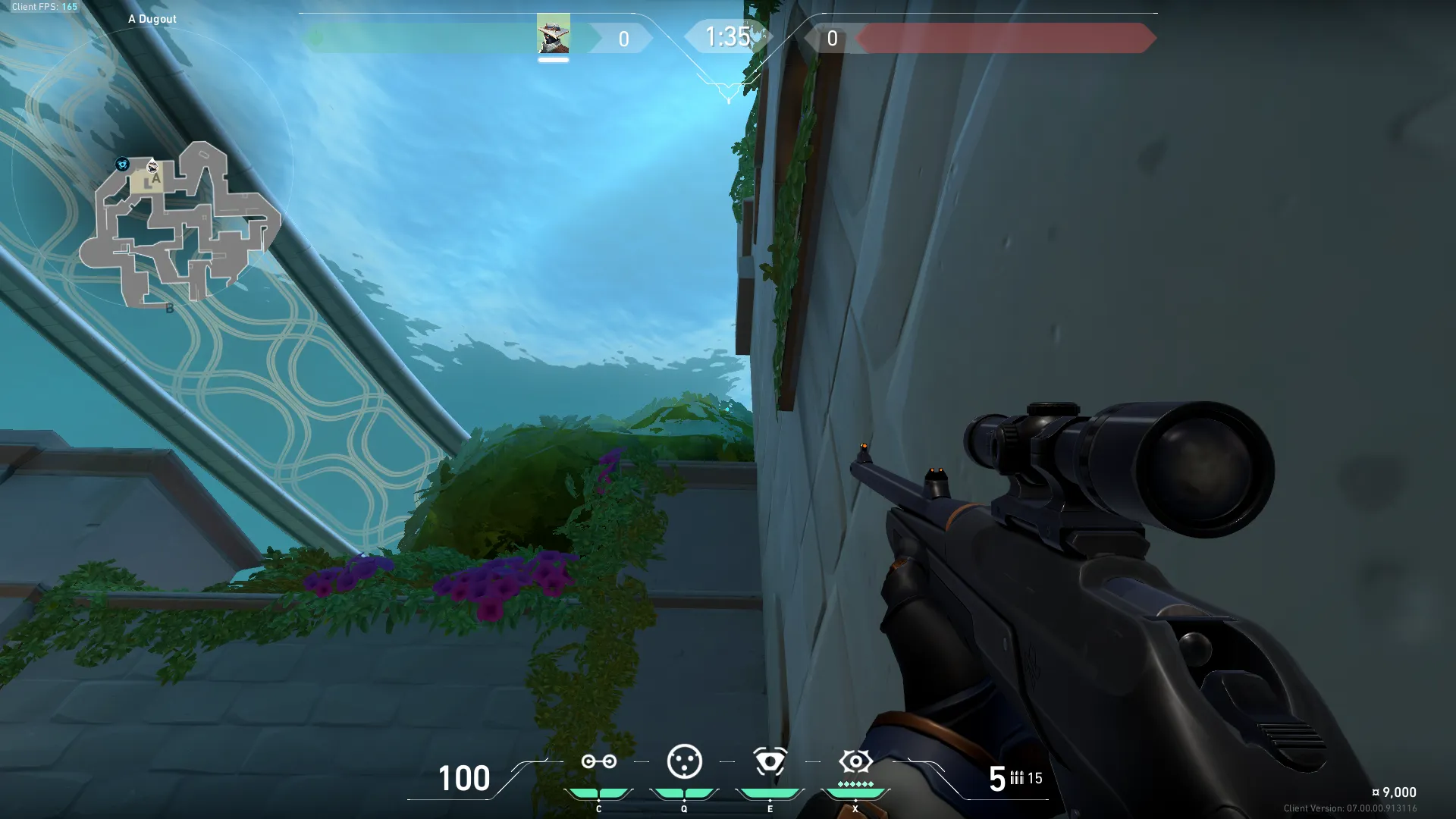 Cypher Cyber Cage on Pearl Defense Site A — step 2 of 4: Aim — line up the shot