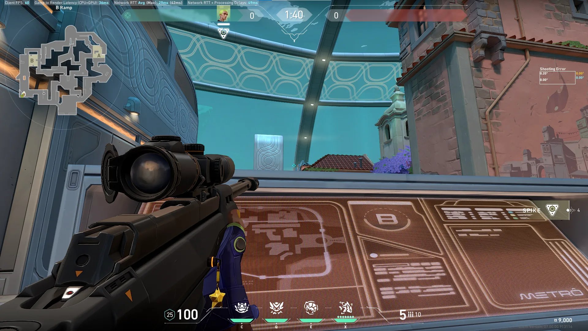 Gekko Mosh Pit on Pearl Attack Site B — step 2 of 3: Aim — line up the shot