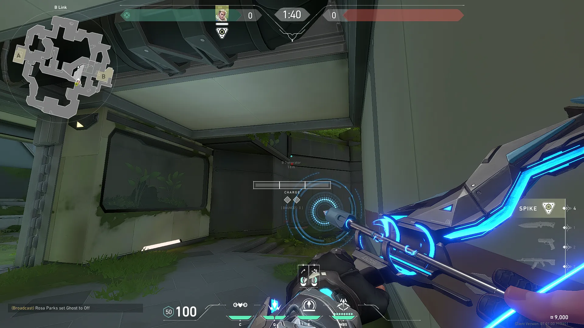 Sova Recon Bolt on Fracture Defense Site B — step 2 of 3: Aim — line up the shot
