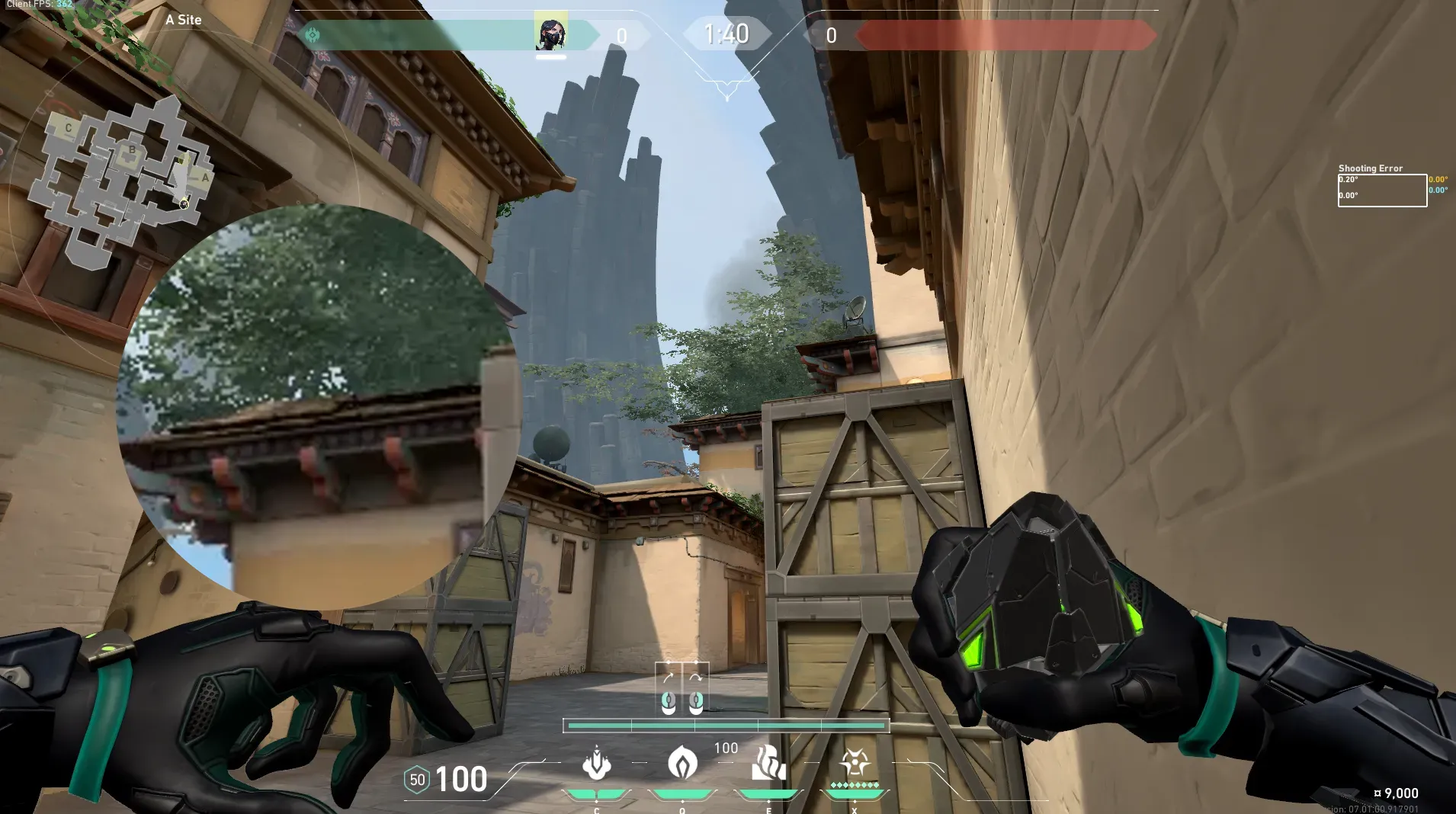 Viper Poison Cloud on Haven Defense Site A — step 3 of 5: Aim — line up the shot
