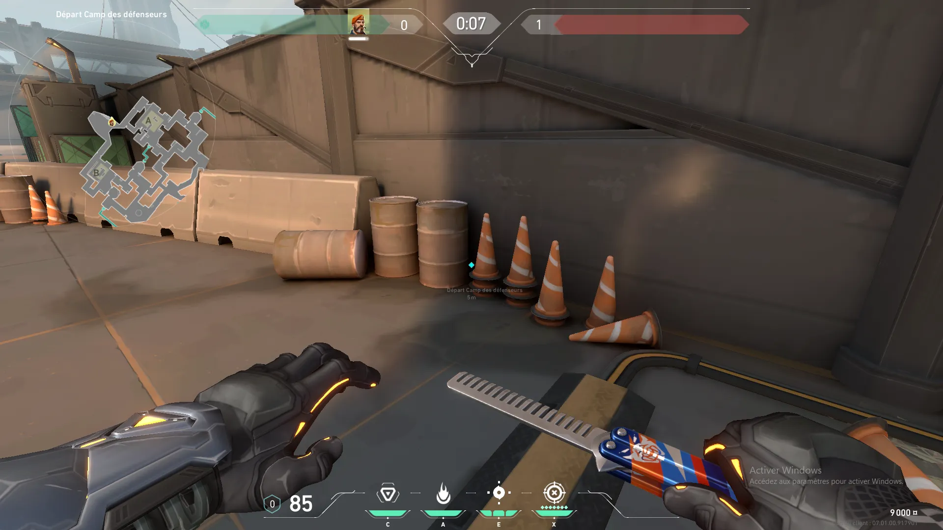 Anti Rush From Defenders to B Window — Brimstone lineup on Bind