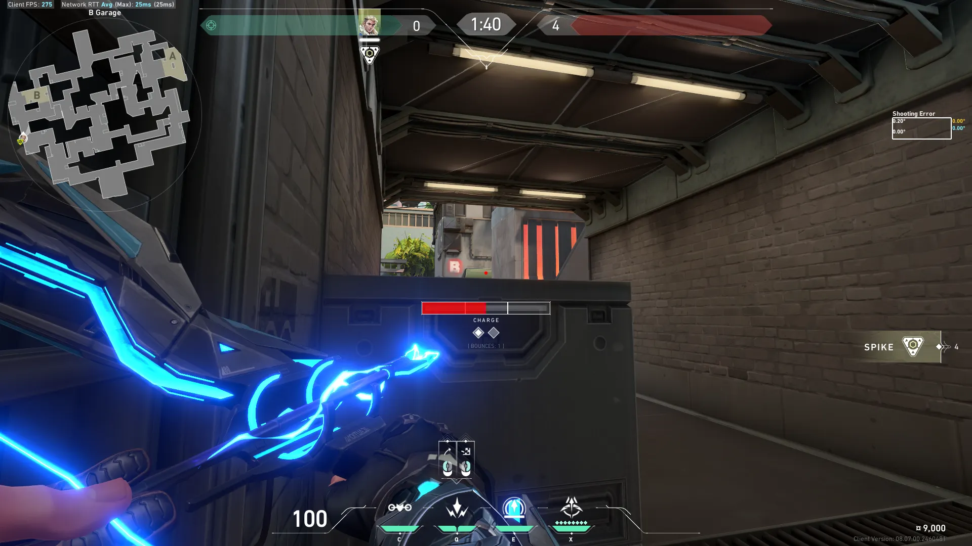 Brimstone Incendiary on Split Attack Site B — step 3 of 4: Aim — line up the shot