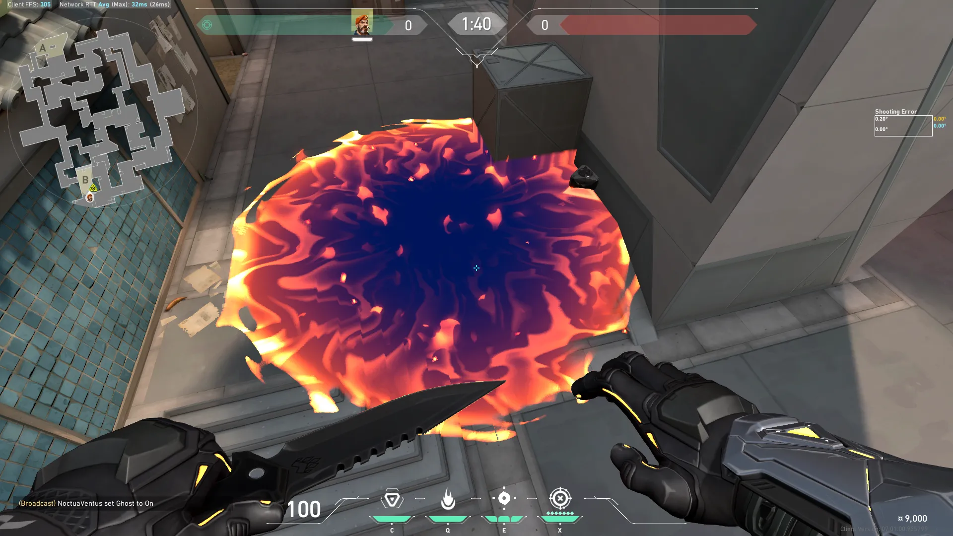 Brimstone Incendiary on Split Attack Site B — step 4 of 4: Result