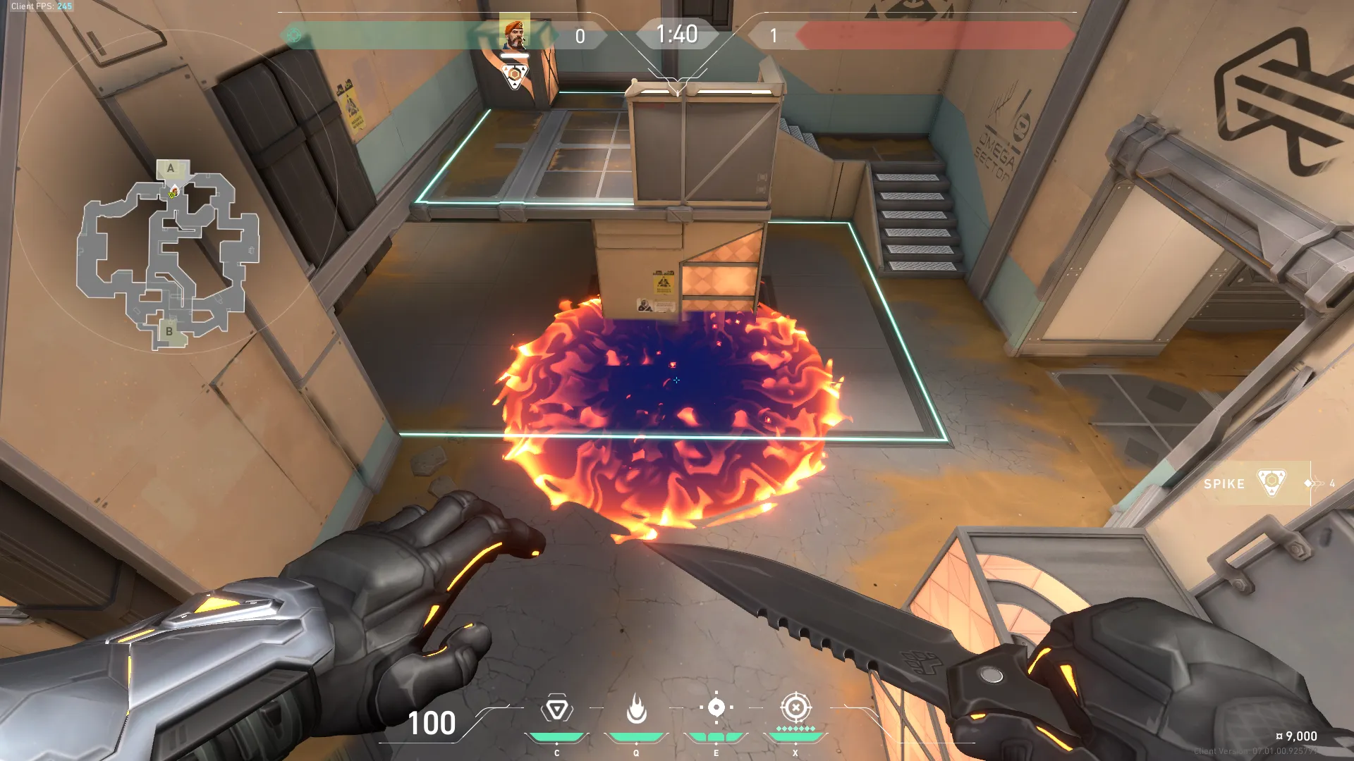 Brimstone Incendiary on Fracture Attack Site A — step 3 of 3: Result