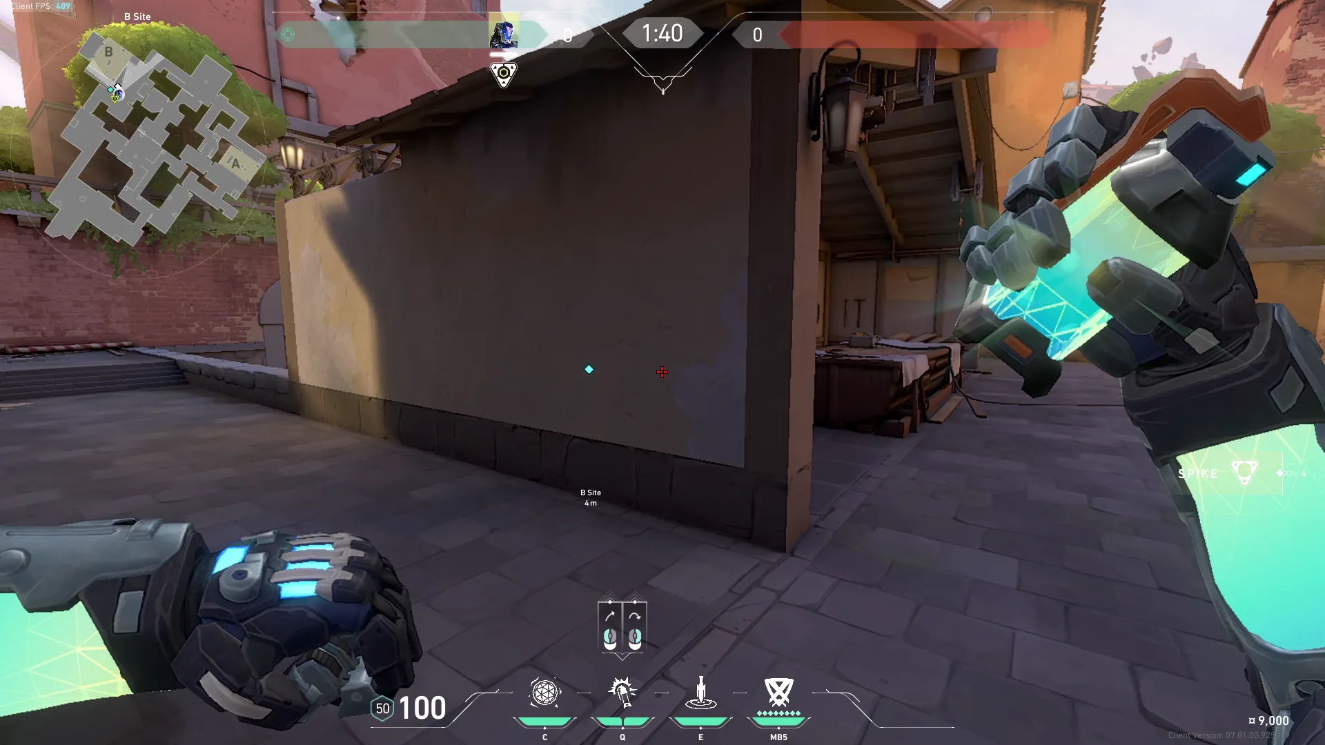 Easy B Retake Pop Flash — KAY/O lineup on Ascent