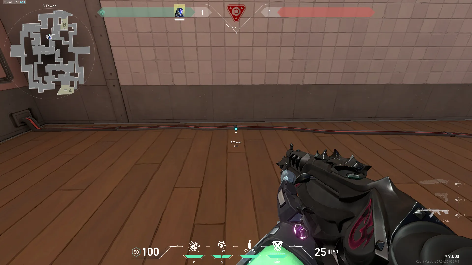 B Retake Flash (situational) — KAY/O lineup on Split