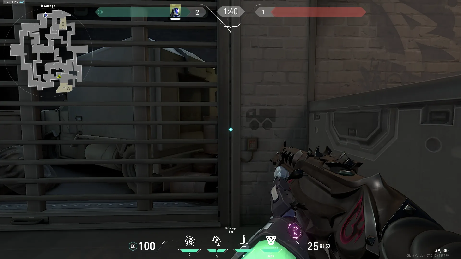 B Site Attackers Knife — KAY/O lineup on Split