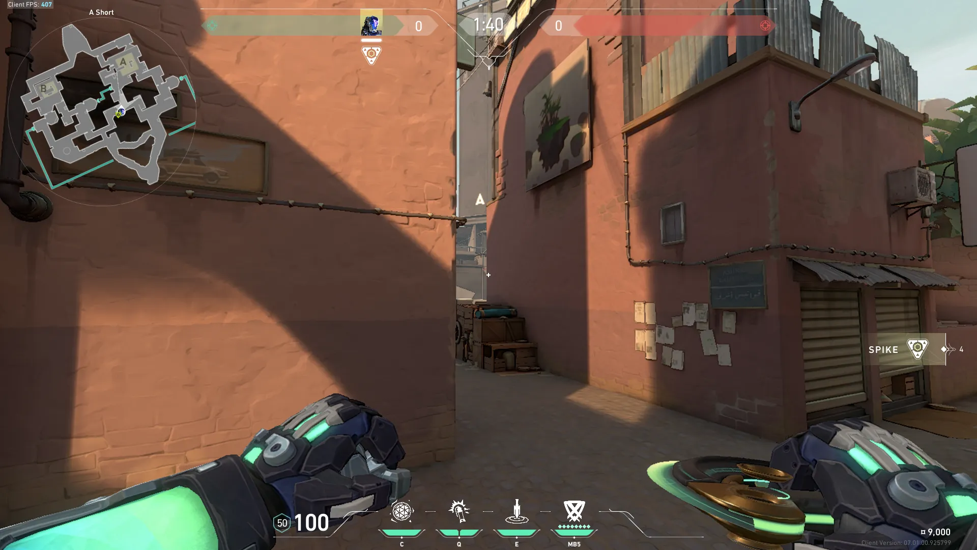 KAY/O Zero_Point on Bind Attack Site A — step 2 of 7: Aim — line up the shot