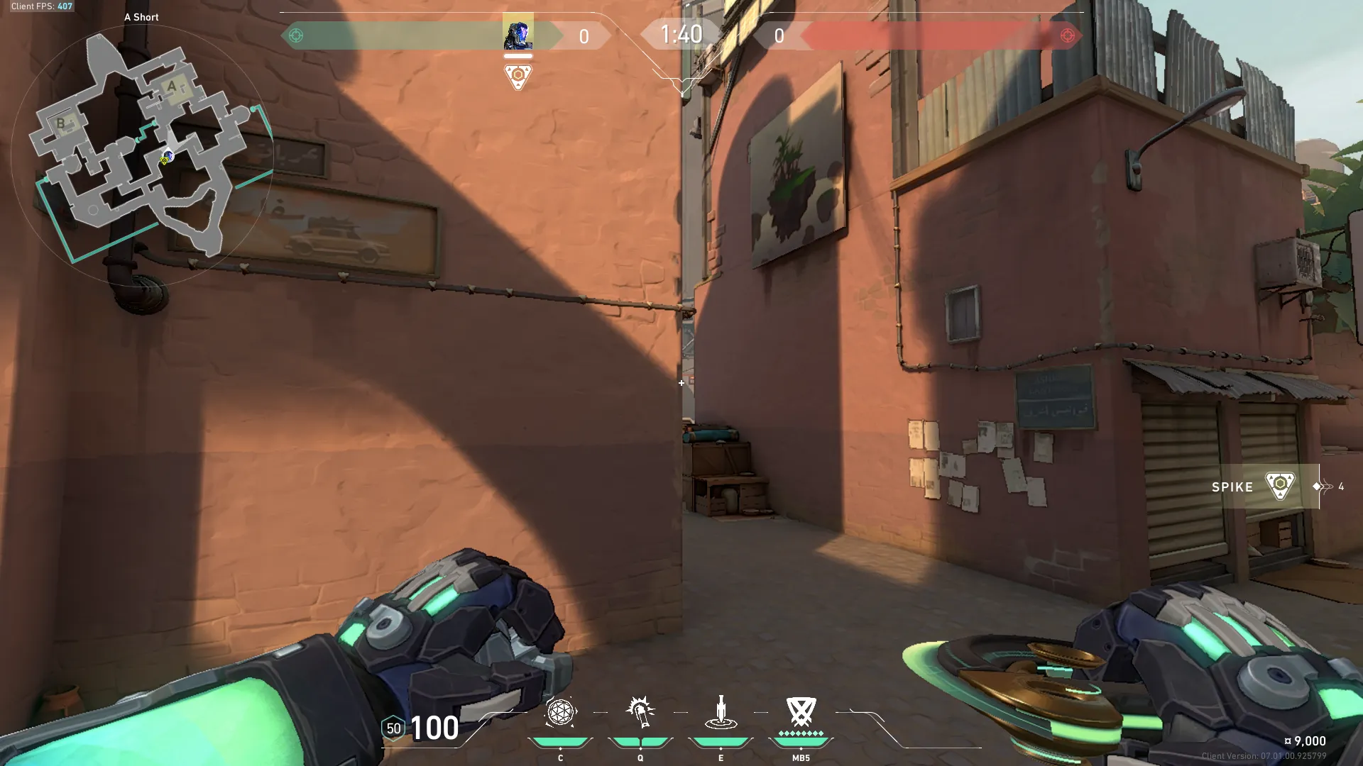 KAY/O Zero_Point on Bind Attack Site A — step 3 of 7: Aim — line up the shot