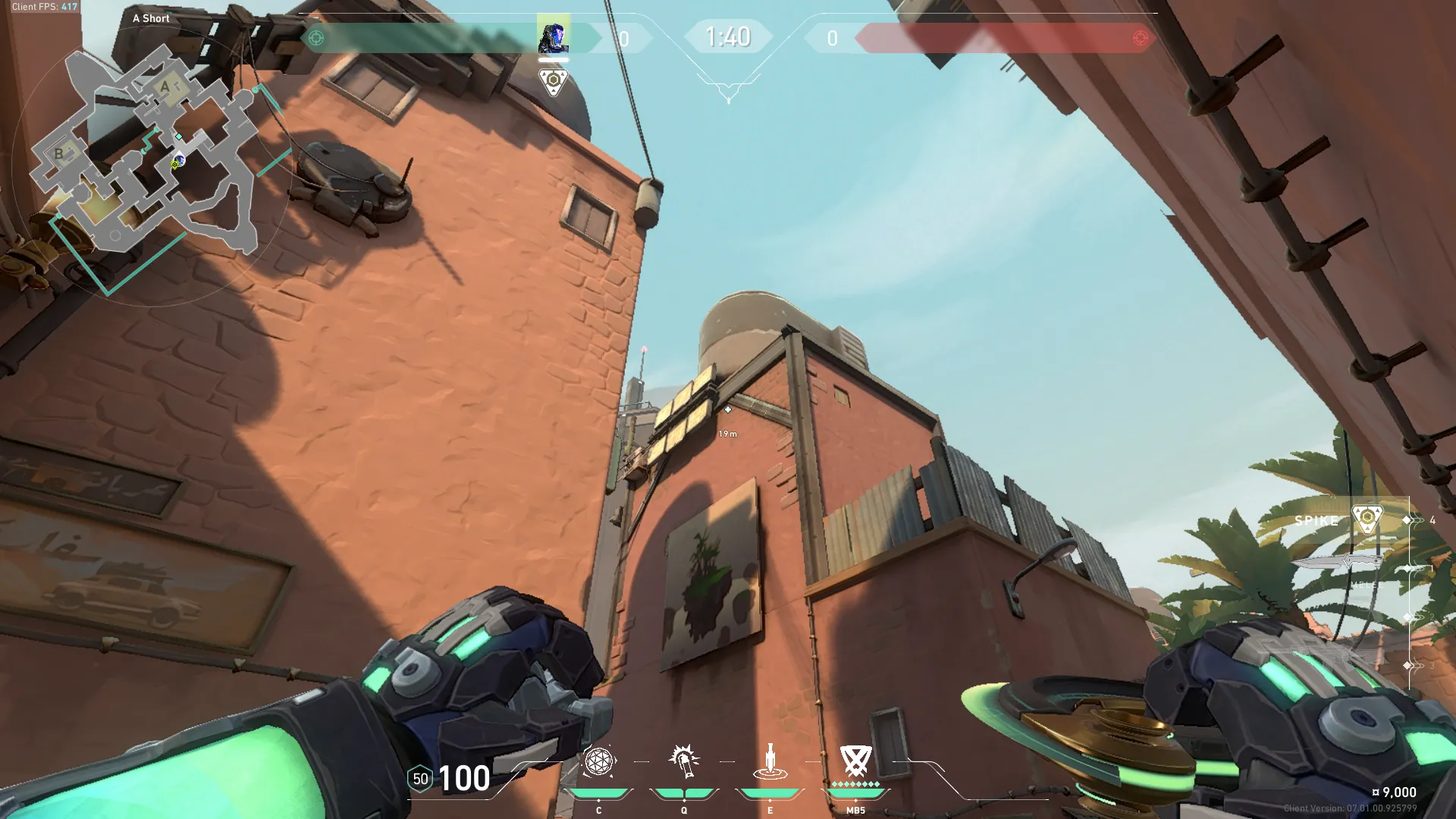 KAY/O Zero_Point on Bind Attack Site A — step 4 of 7: Aim — line up the shot