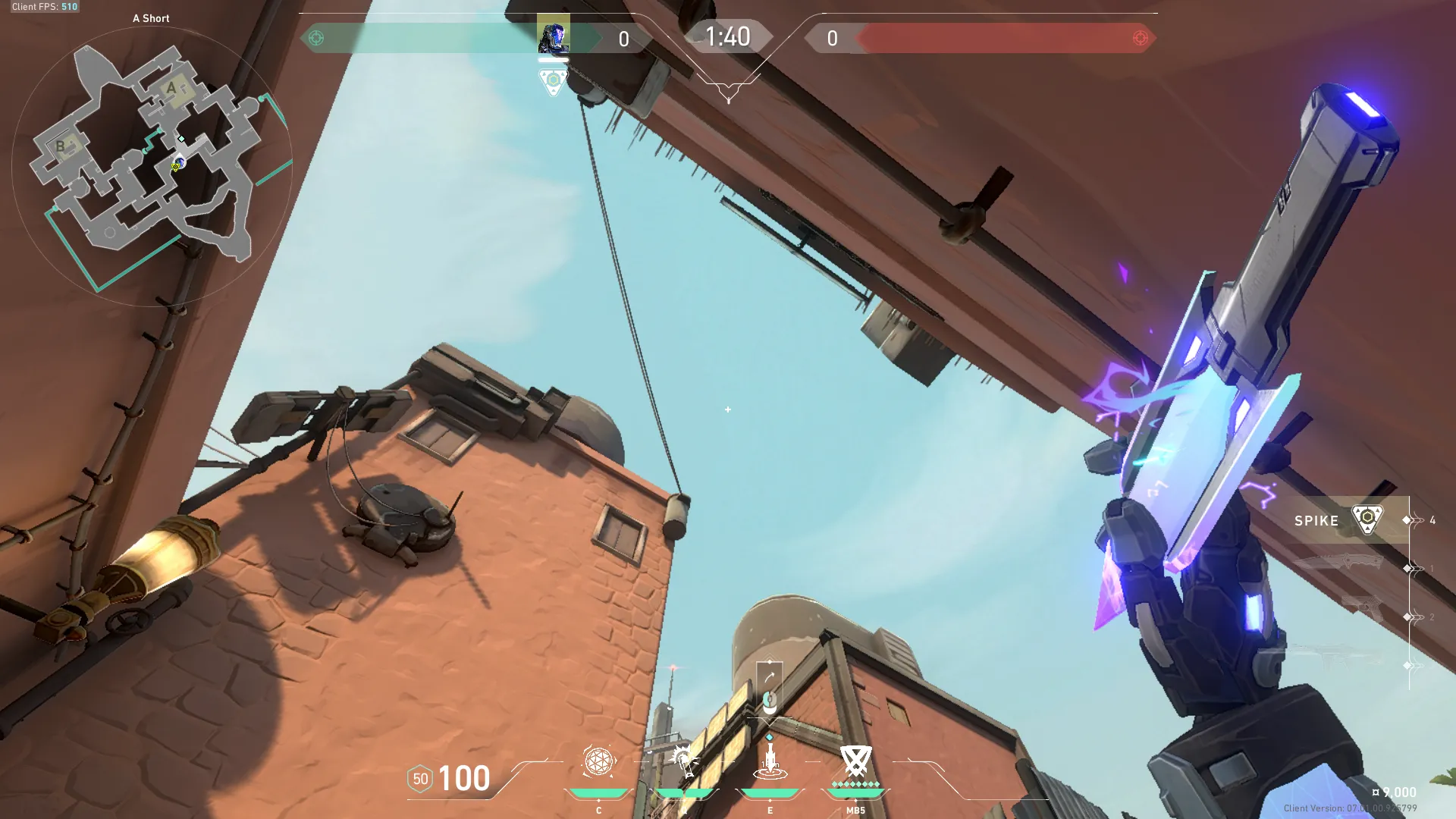 KAY/O Zero_Point on Bind Attack Site A — step 5 of 7: Aim — line up the shot