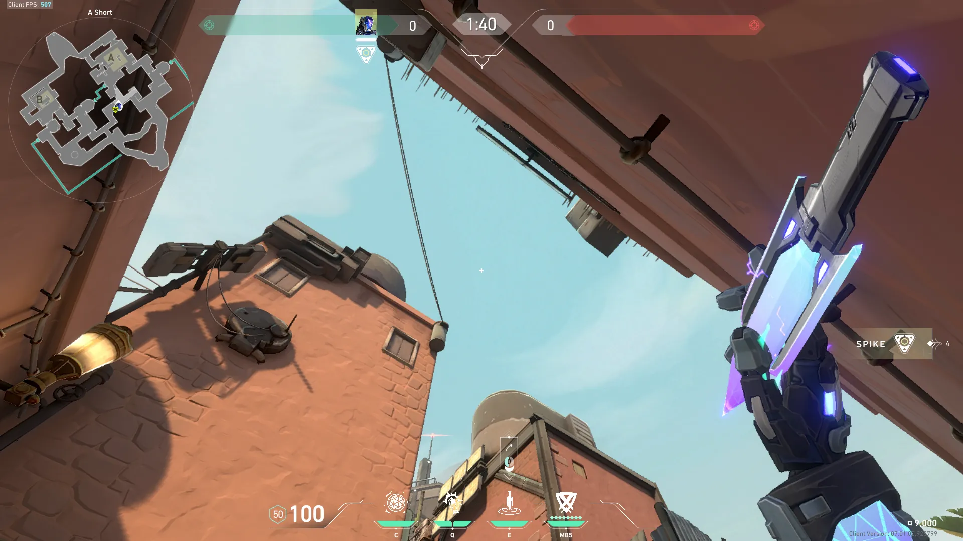 KAY/O Zero_Point on Bind Attack Site A — step 6 of 7: Aim — line up the shot