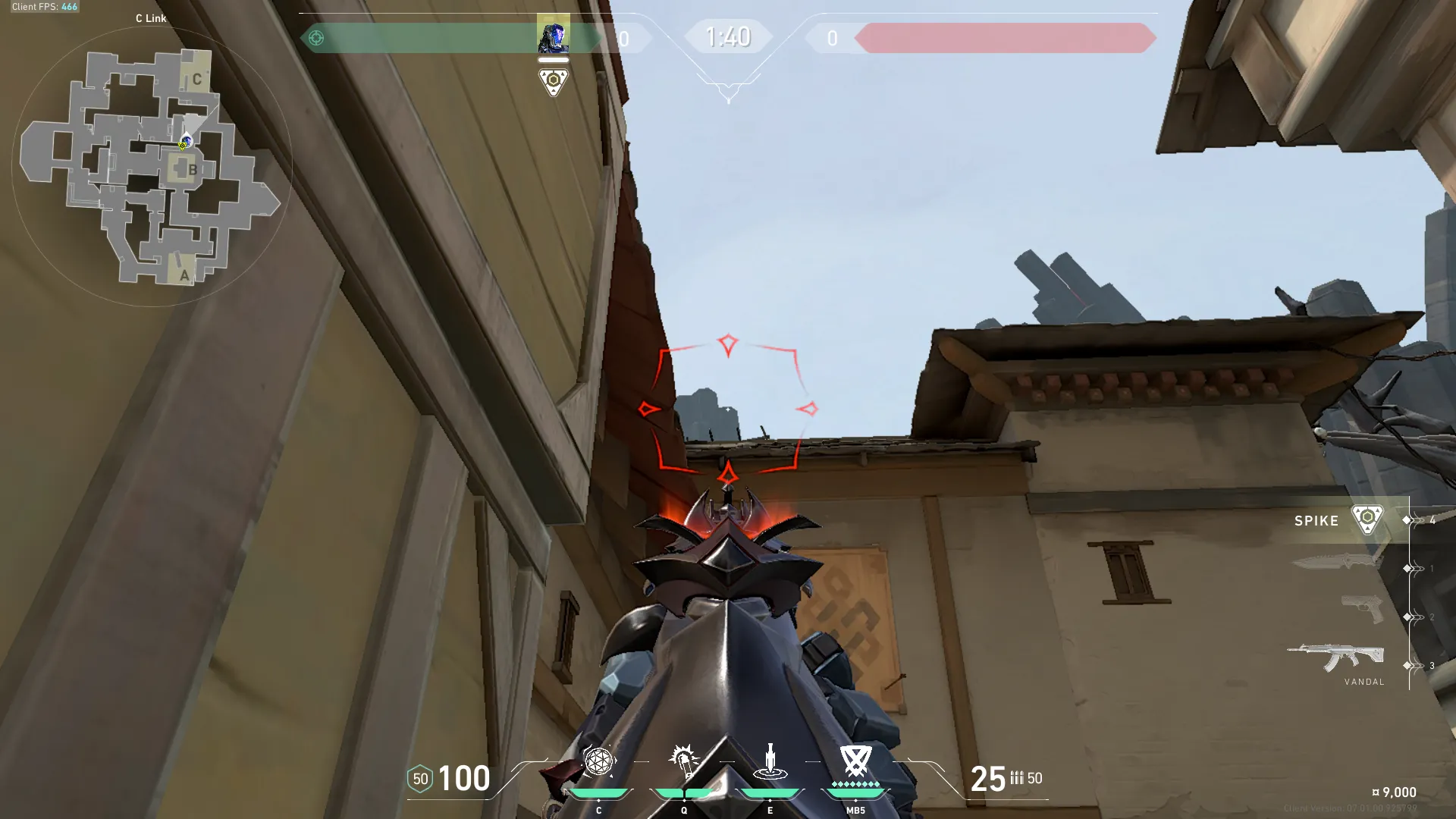 KAY/O Frag_Ment on Haven Defense Site C — step 2 of 4: Aim — line up the shot